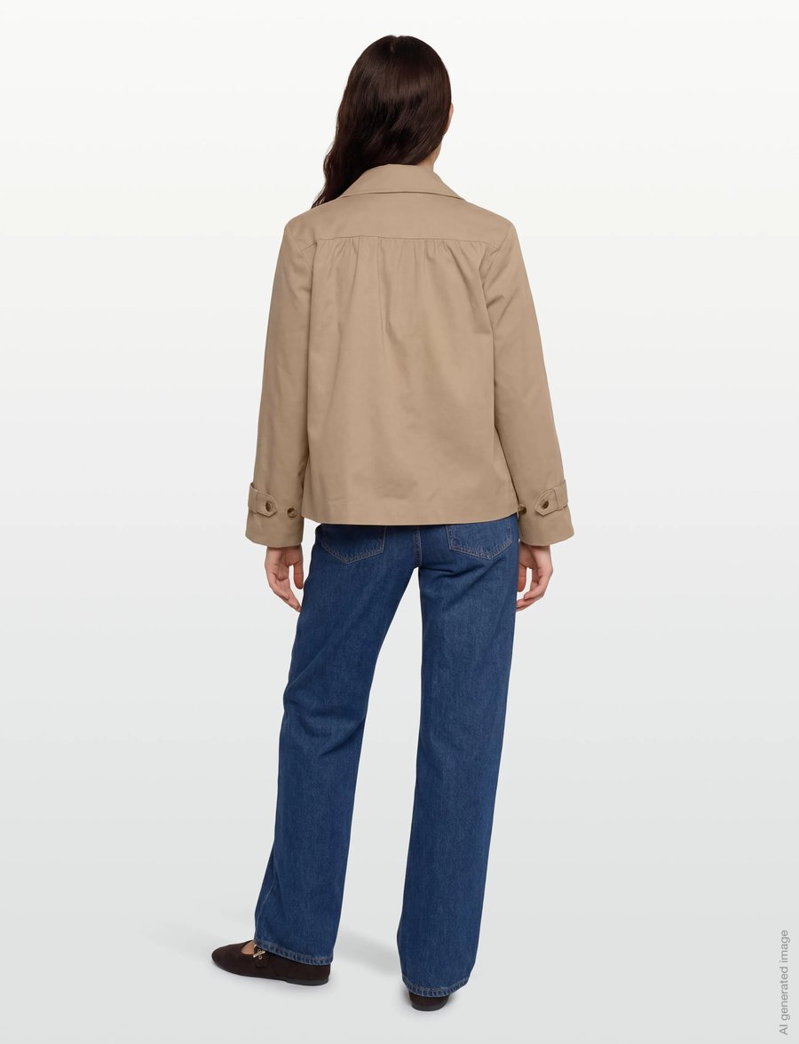 Lollys Laundry - ViolaLL Jacket LS - vårjackor - ecru - 4