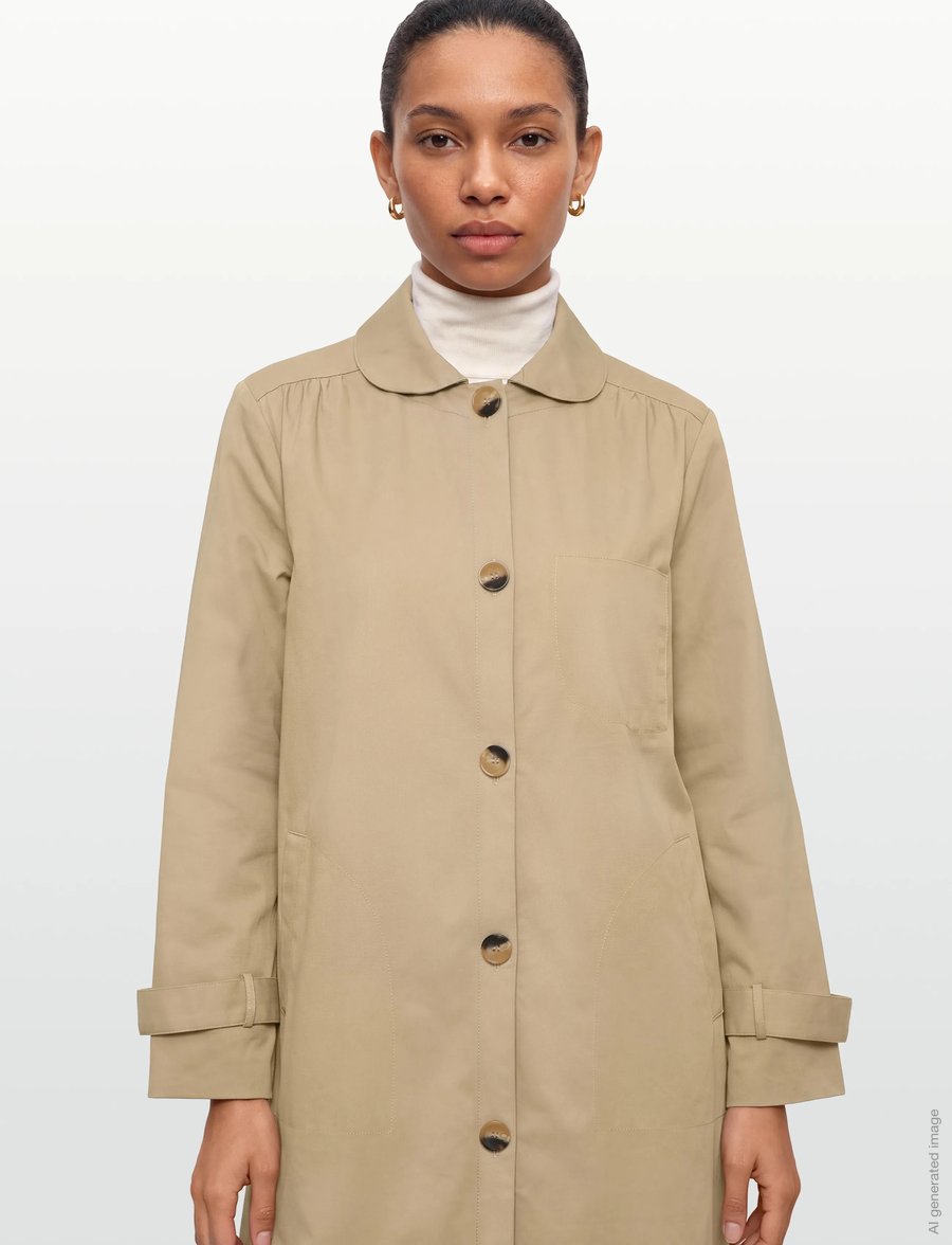 Lollys Laundry - MikalaLL Jacket LS - lette frakker - ecru - 3