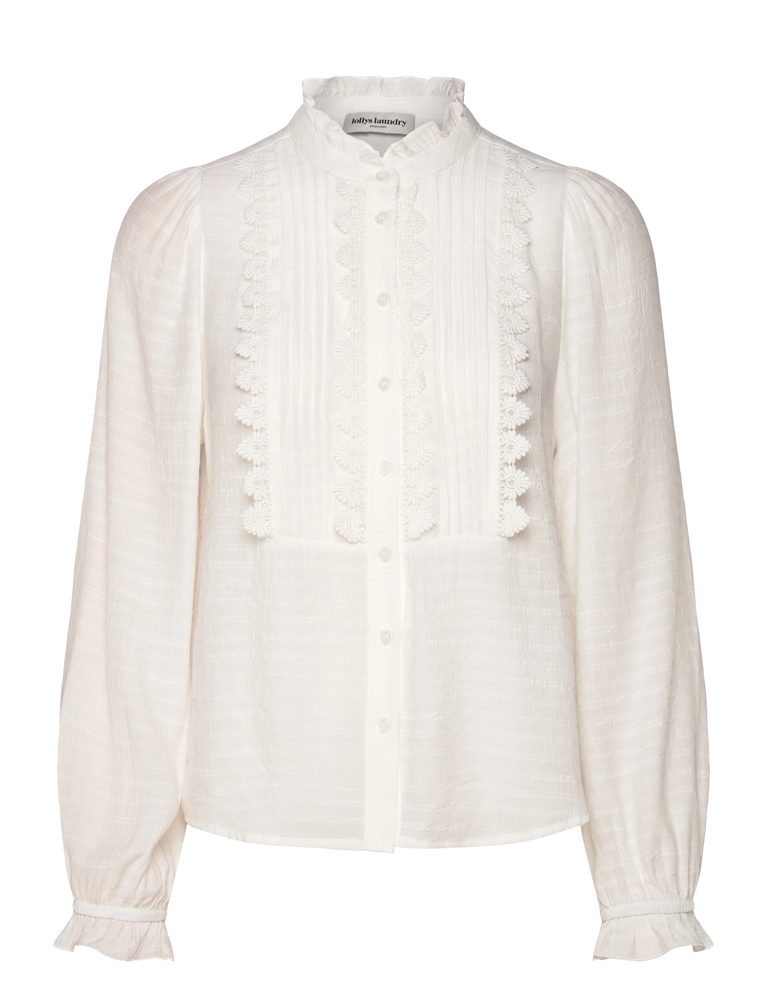 Lollys Laundry ArielLL Shirt LS - Bluser - WHITE / white