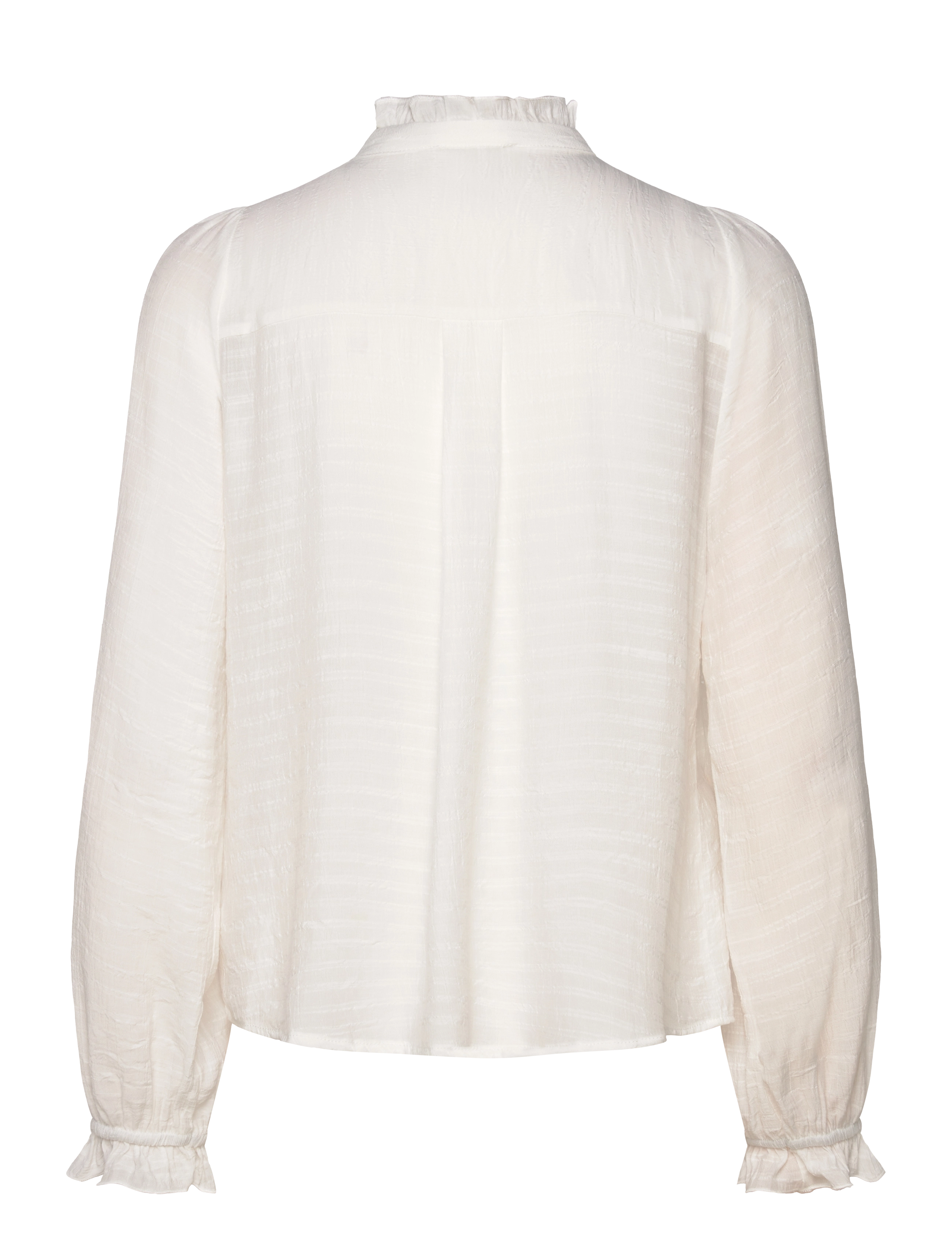 Lollys Laundry - ArielLL Shirt LS - långärmade blusar - white - 1
