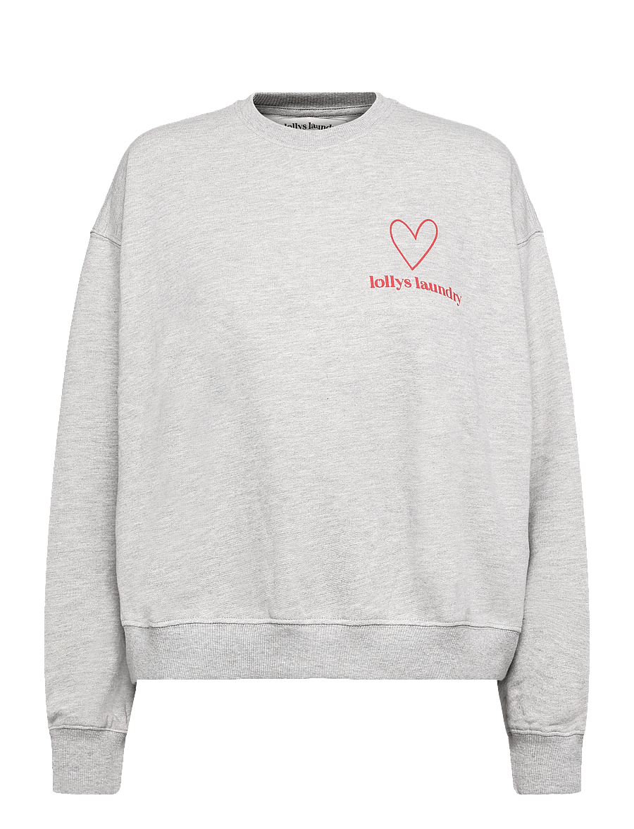 Lollys Laundry - SydneyLL Sweatshirt LS - sweatshirts - 11 grey melange - 0