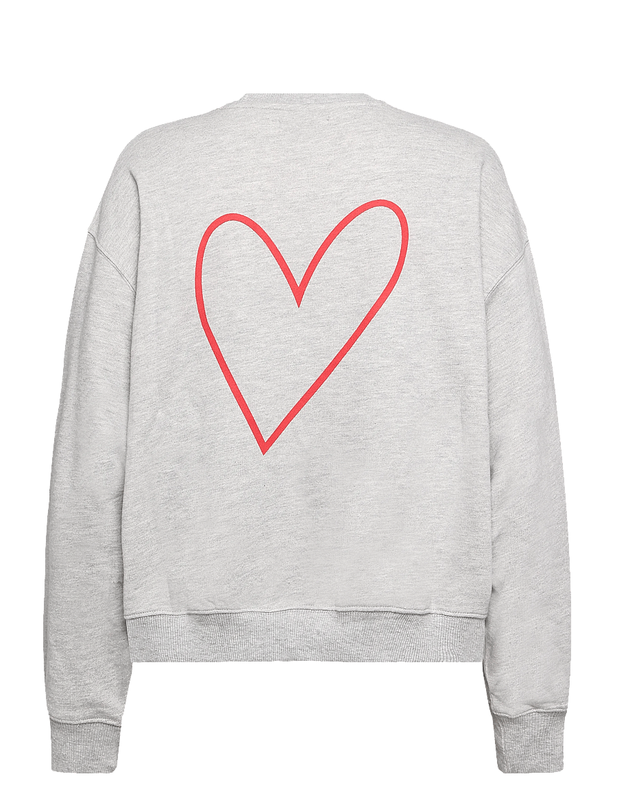 Lollys Laundry - SydneyLL Sweatshirt LS - sweatshirts - 11 grey melange - 1