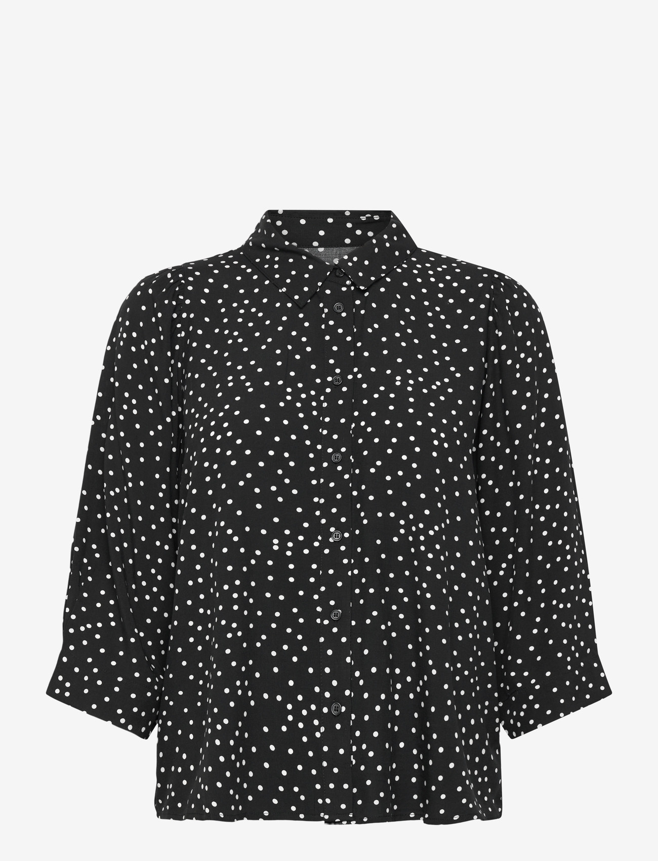 Lollys Laundry - BonoLL Shirt SS - kurzärmlige hemden - black - 0