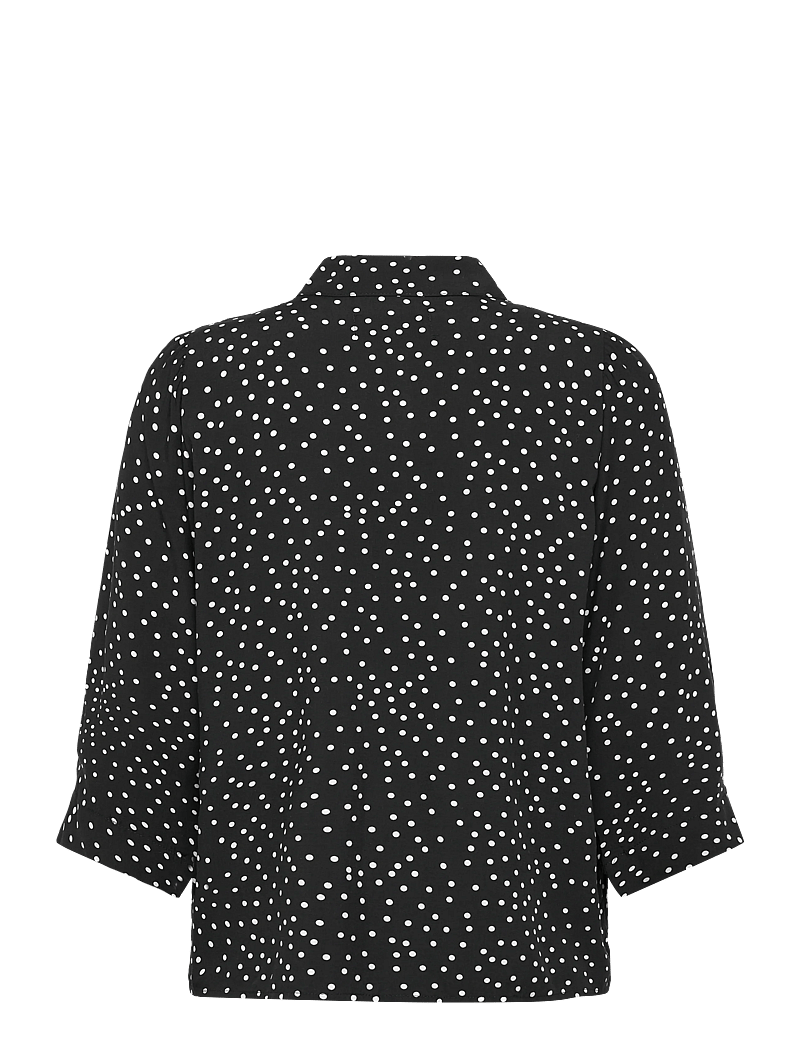 Lollys Laundry - BonoLL Shirt SS - kurzärmlige hemden - black - 1