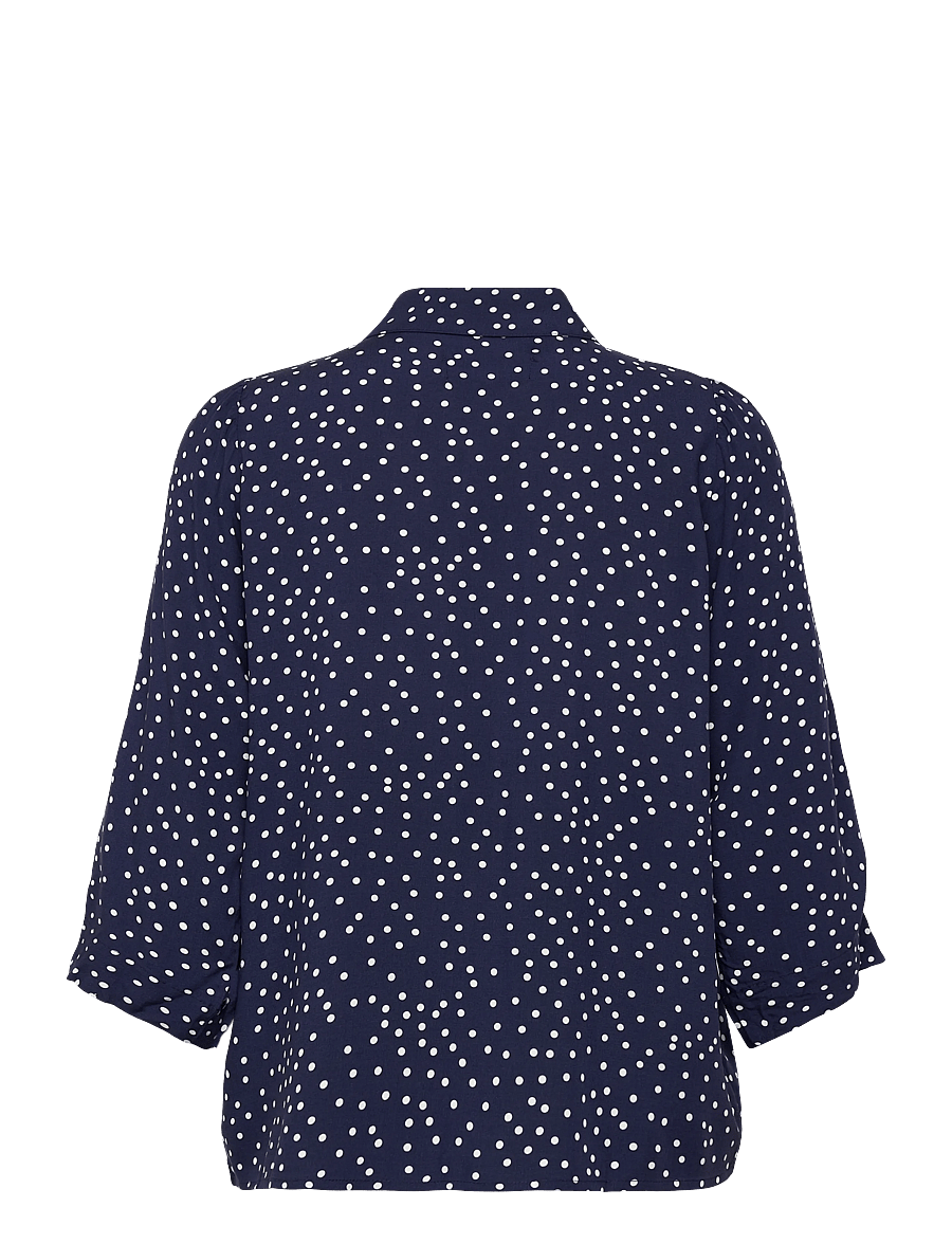 Lollys Laundry - BonoLL Shirt SS - kurzärmlige hemden - dark navy - 2