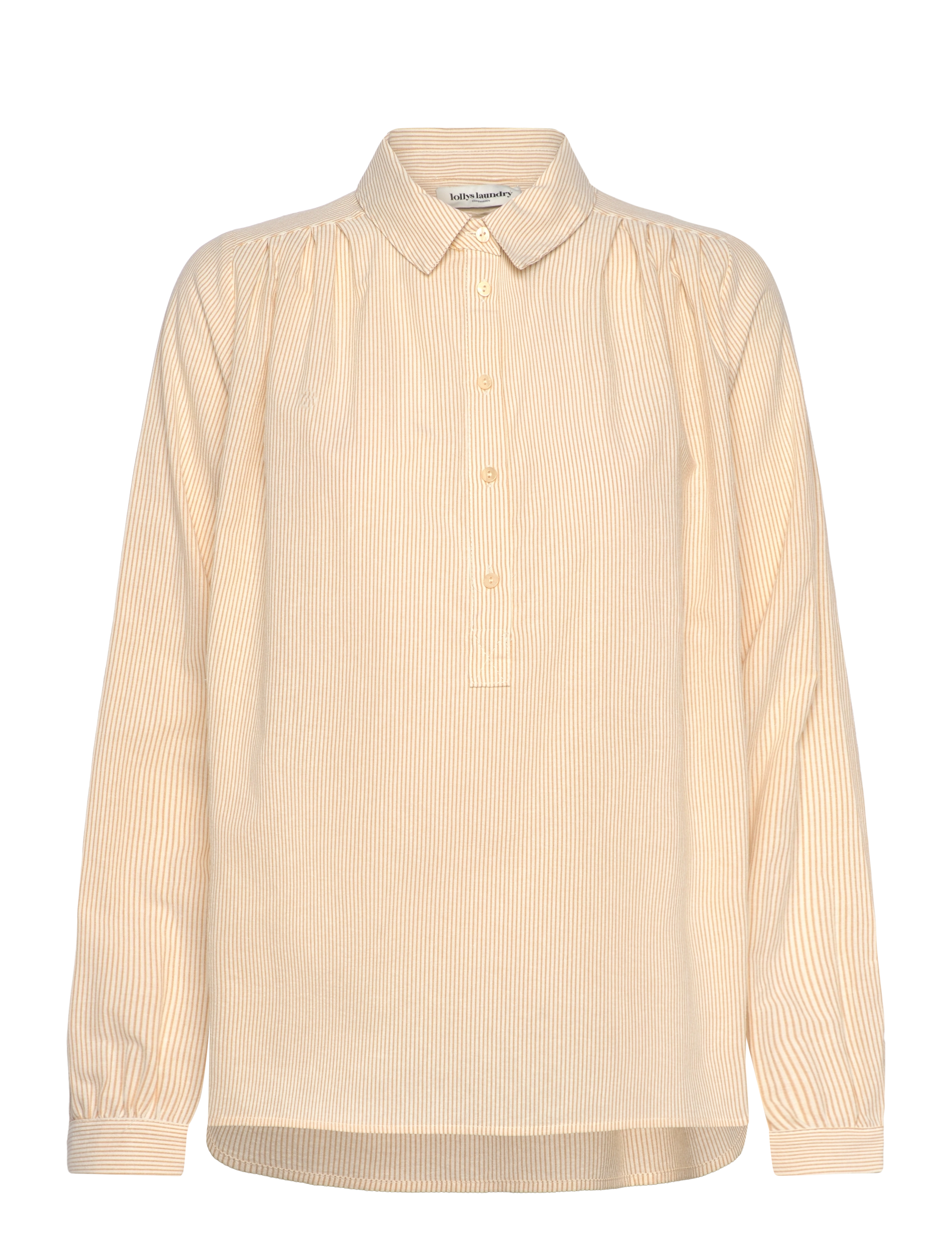 Lollys Laundry Larill Shirt Ls, S, Shirts, Creme - Long-sleeved, Frauen