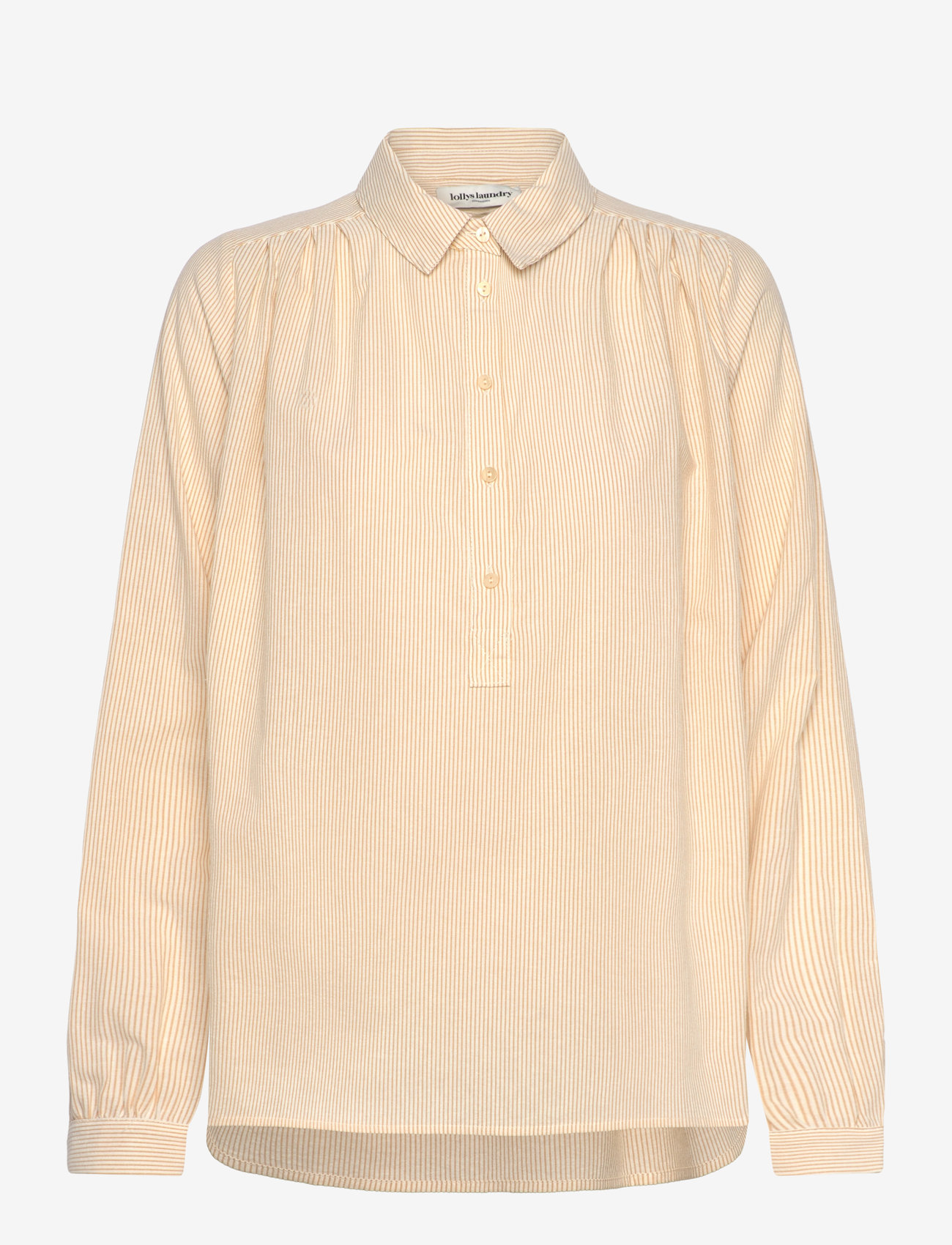 Lollys Laundry - LariLL Shirt LS - långärmade skjortor - camel - 0