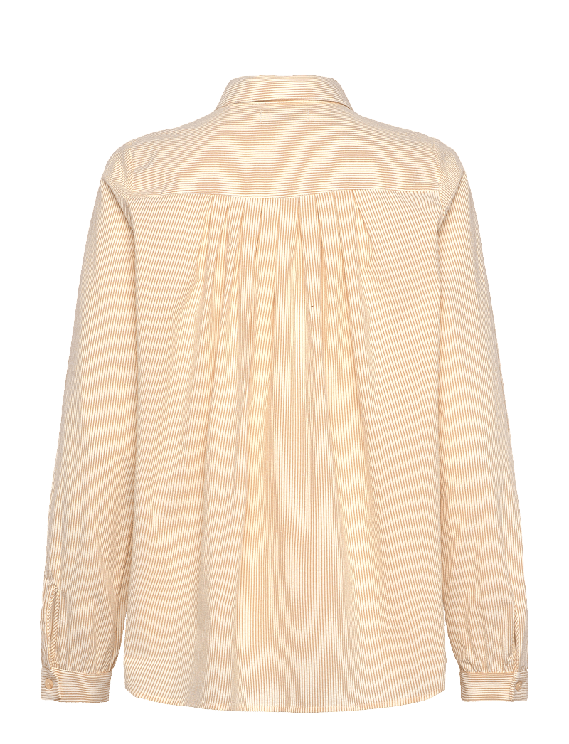 Lollys Laundry - LariLL Shirt LS - langärmlige hemden - camel - 1