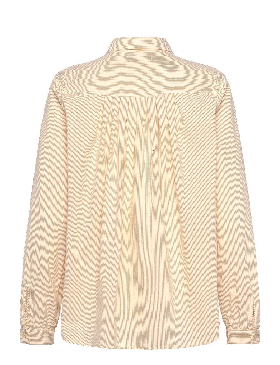 Lollys Laundry - LariLL Shirt LS - pikkade varrukatega särgid - camel - 1