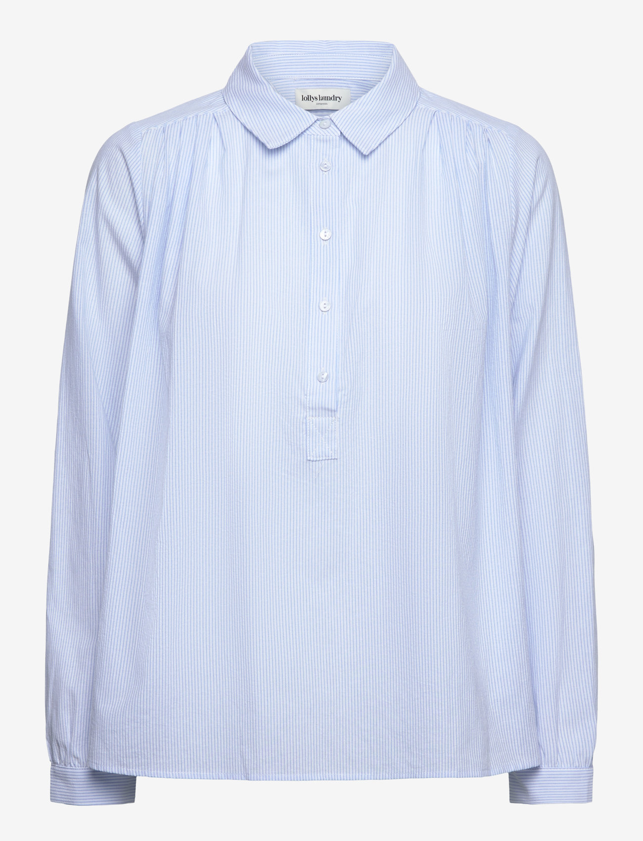 Lollys Laundry - LariLL Shirt LS - långärmade skjortor - light blue - 0
