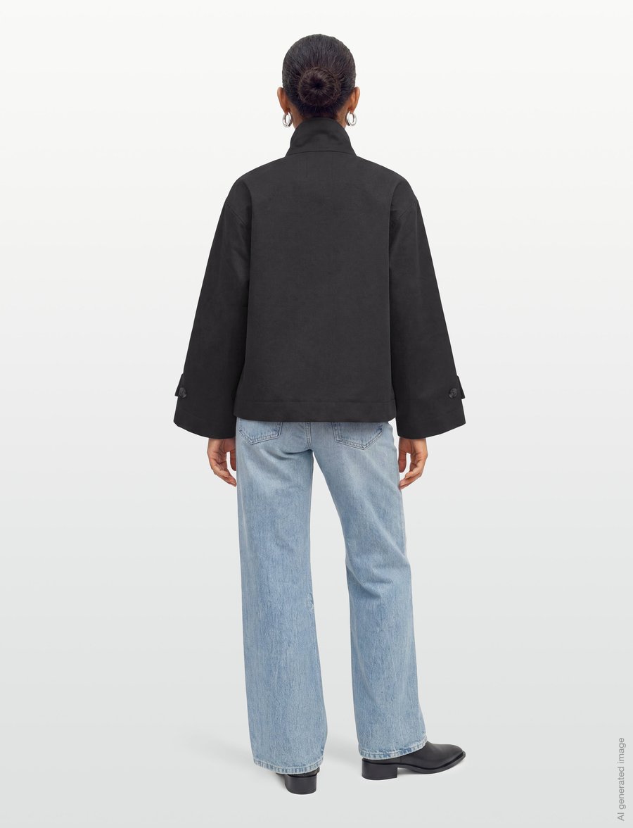 Lollys Laundry - BulgariaLL Jacket LS - vindjakker - anthracite grey - 4