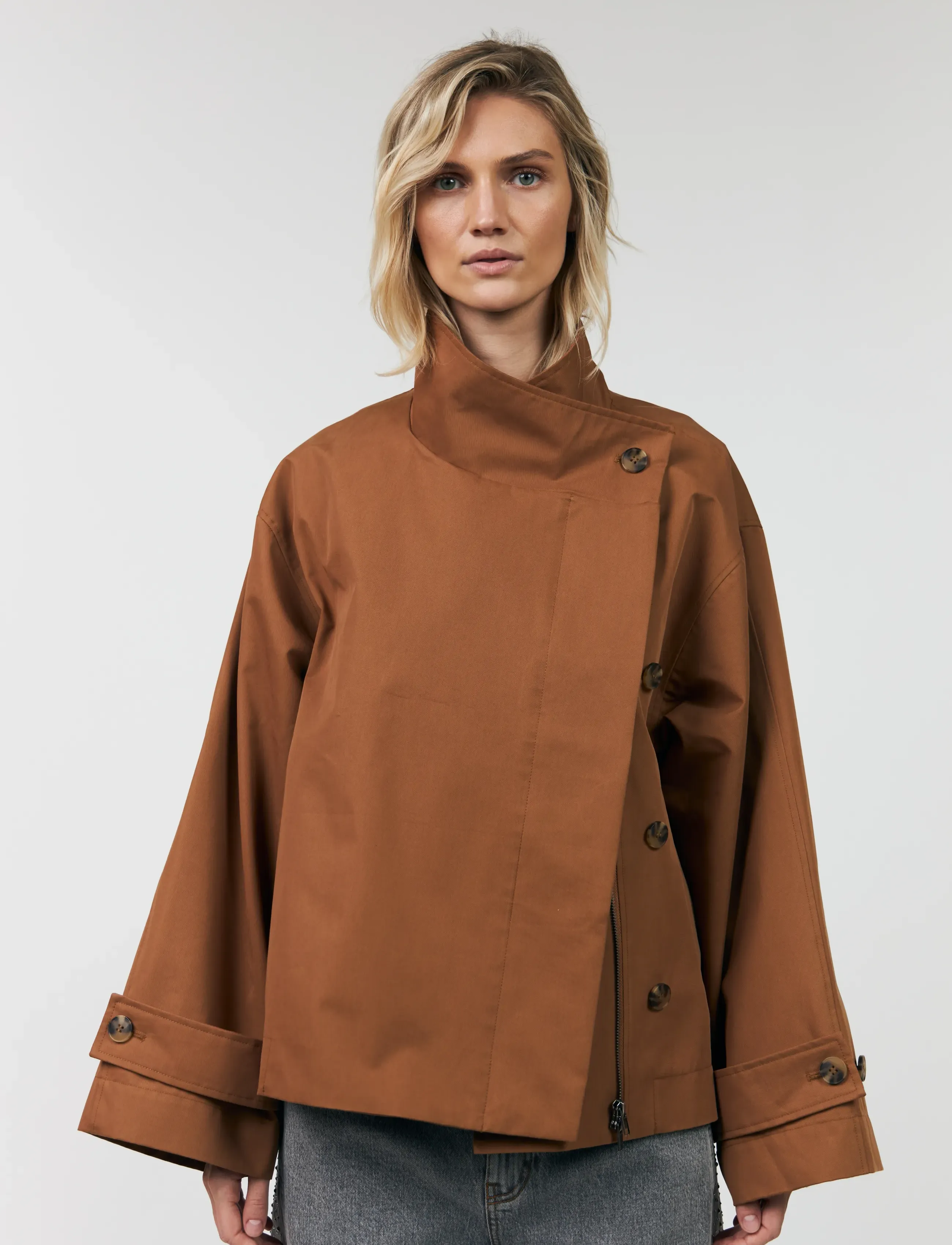 Lollys Laundry Bulgariall Jacket Ls, XL, Jackets, Braun - Windbreakers, Frauen