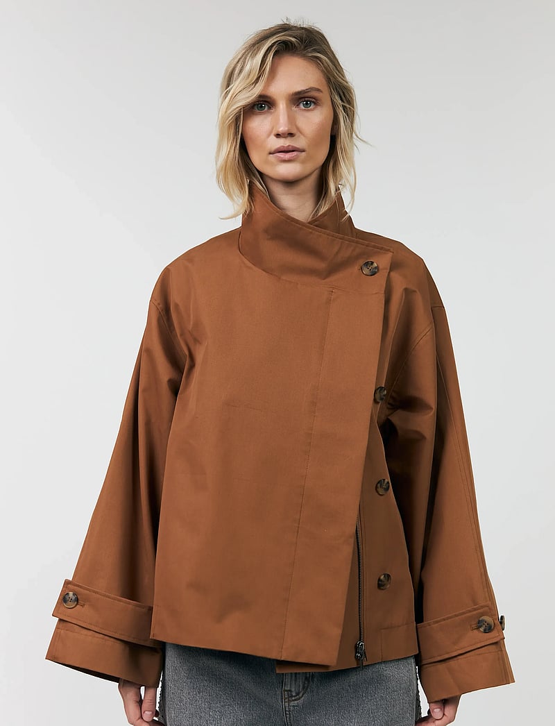 Lollys Laundry - BulgariaLL Jacket LS - tuulejoped - rust - 0