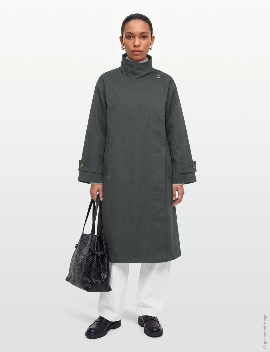 Lollys Laundry - RussiLL Jacket LS - lette frakker - anthracite grey - 0