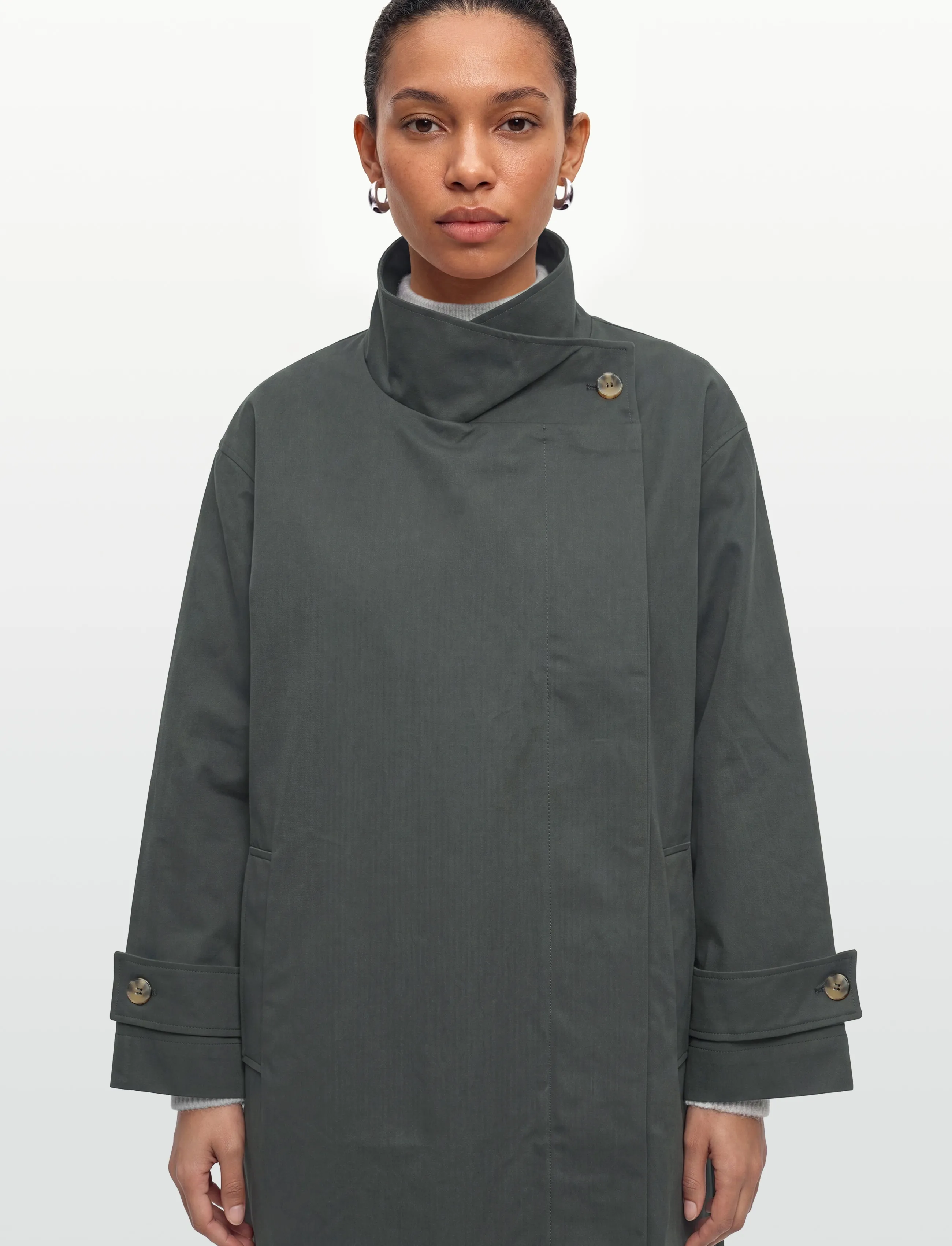 Lollys Laundry - RussiLL Jacket LS - rain jackets - anthracite grey - 3