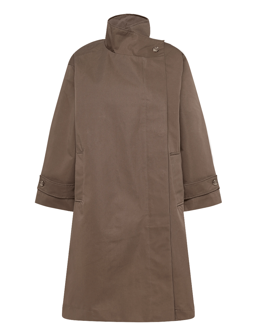 Lollys Laundry - RussiLL Jacket LS - leichte mäntel - dark mokka - 0