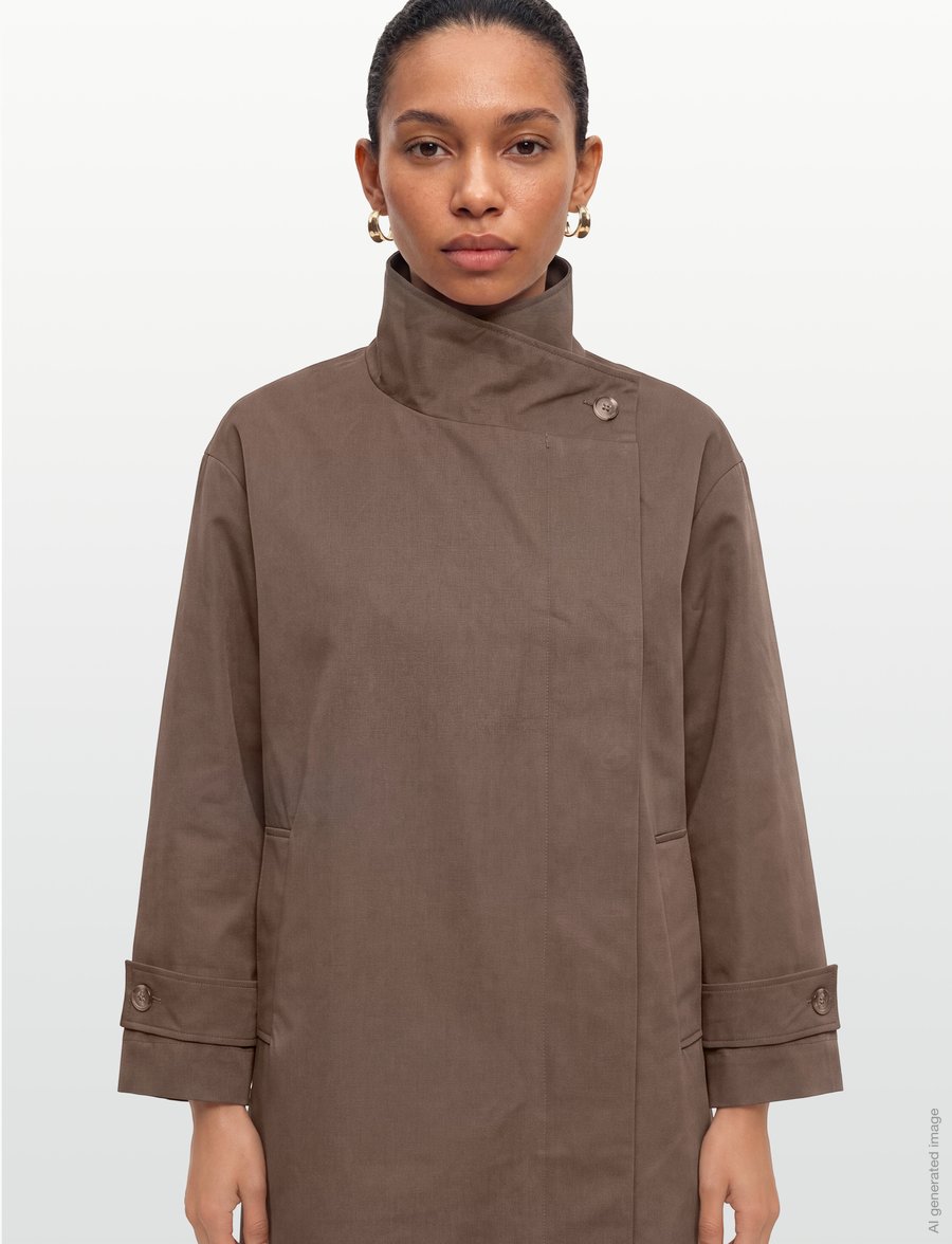 Lollys Laundry - RussiLL Jacket LS - manteaux legères - dark mokka - 3