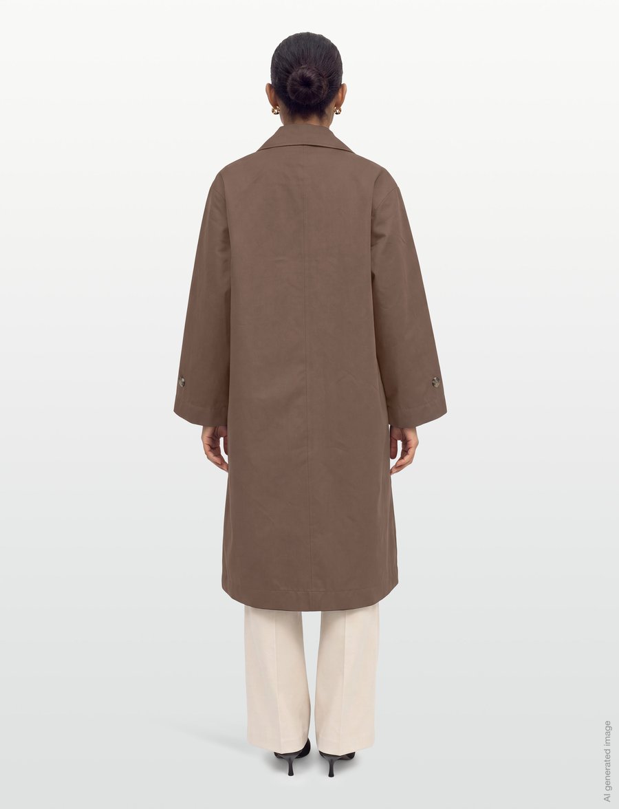 Lollys Laundry - RussiLL Jacket LS - manteaux legères - dark mokka - 4