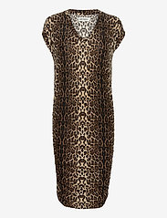 Lollys Laundry - Indiana Dress - t-shirt jurken - 72 leopard print - 0