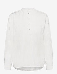 Lollys Laundry - Lux Shirt - long-sleeved blouses - white - 0