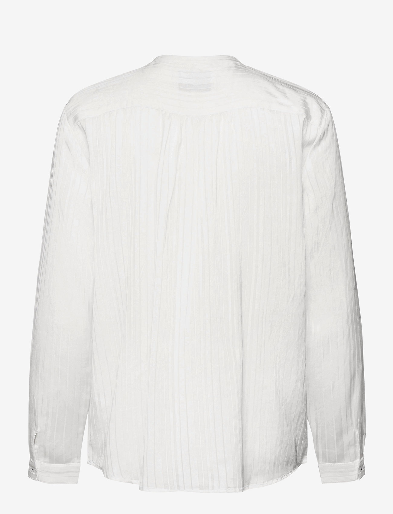 Lollys Laundry - Lux Shirt - long-sleeved blouses - white - 1