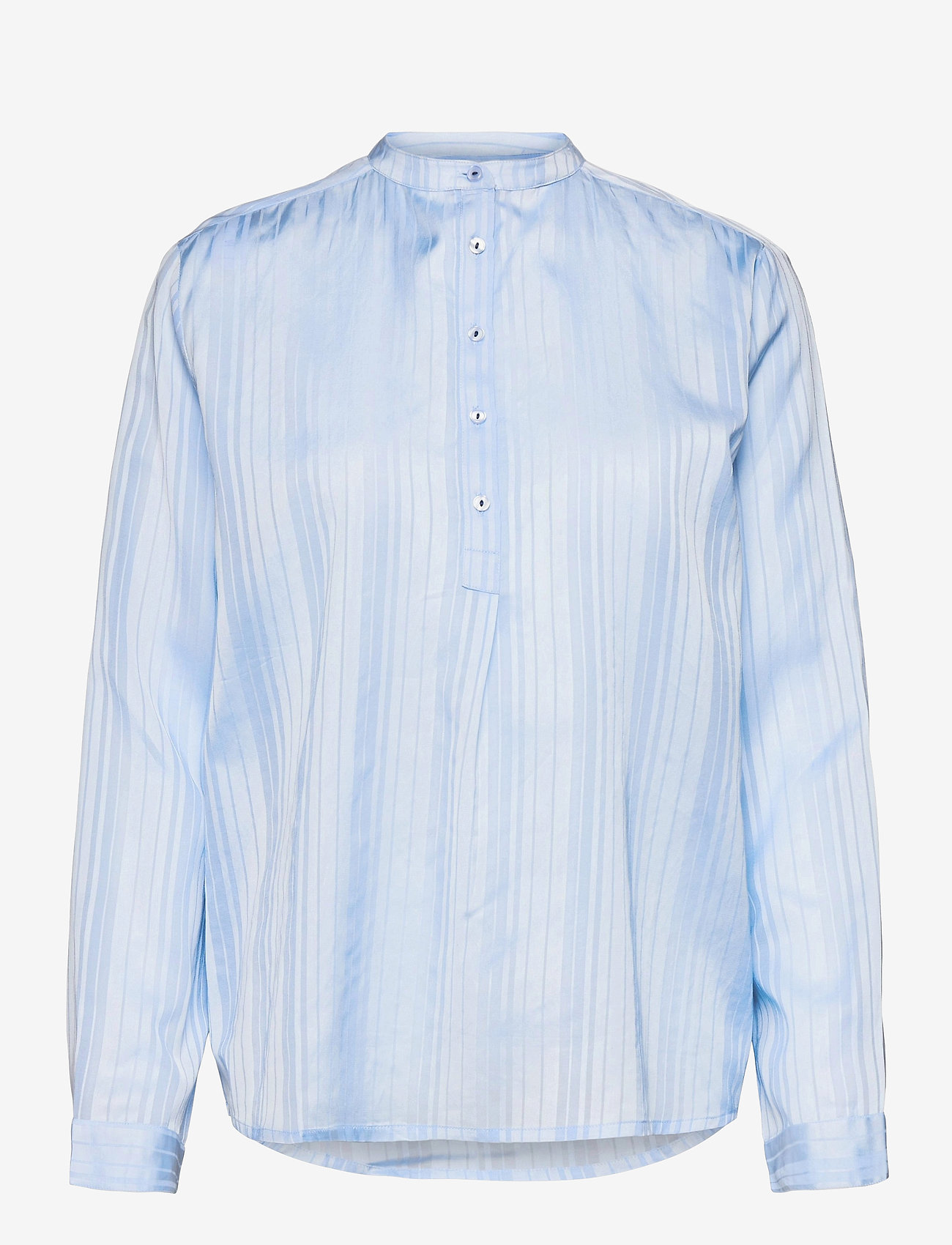 Lollys Laundry - Lux Shirt - långärmade blusar - light blue - 0