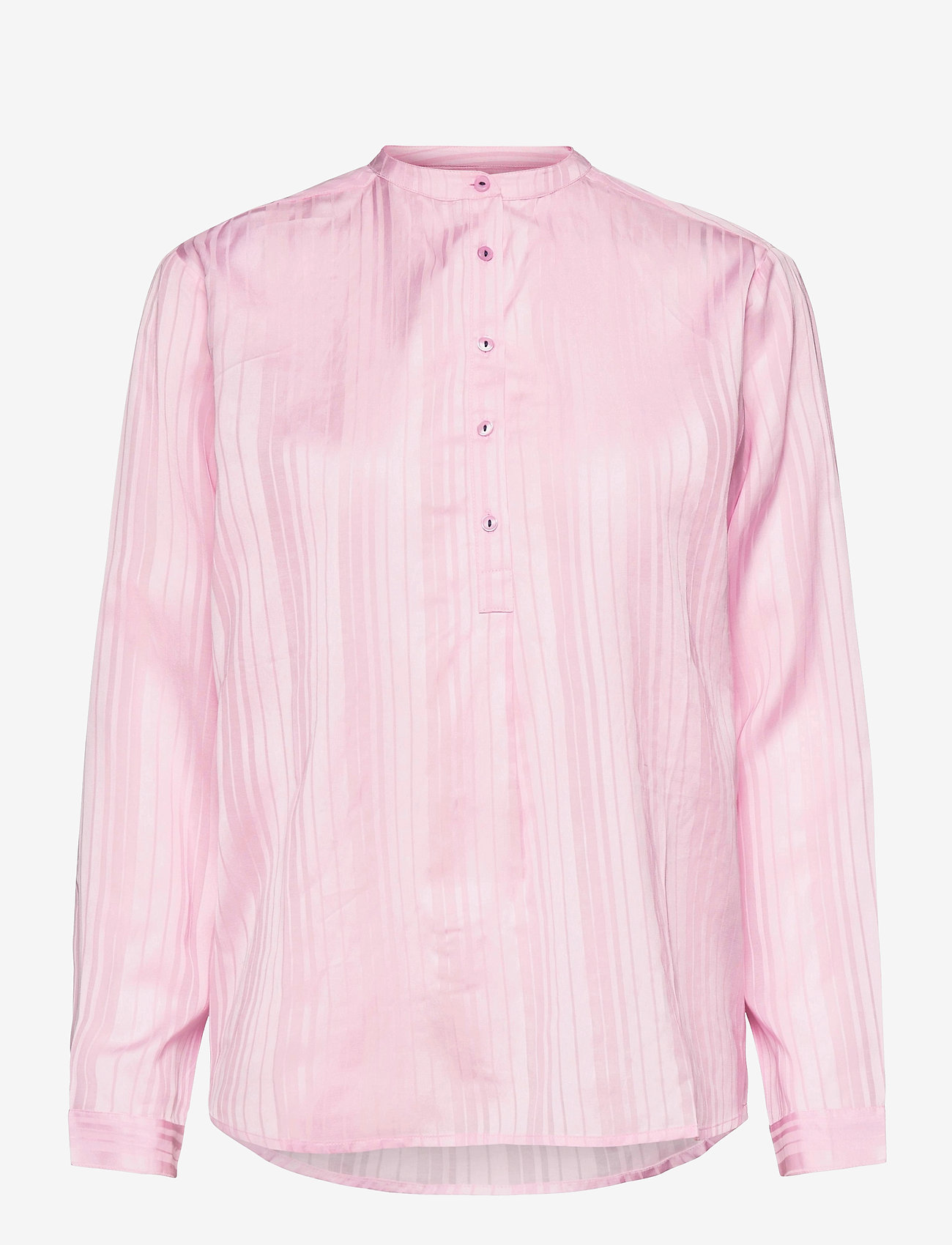 Lollys Laundry - Lux Shirt - long-sleeved blouses - ash rose - 0