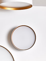 LOOM design - LUCIA 35 WHITE/GOLD - flush mount ceiling lights - white/gold - 2
