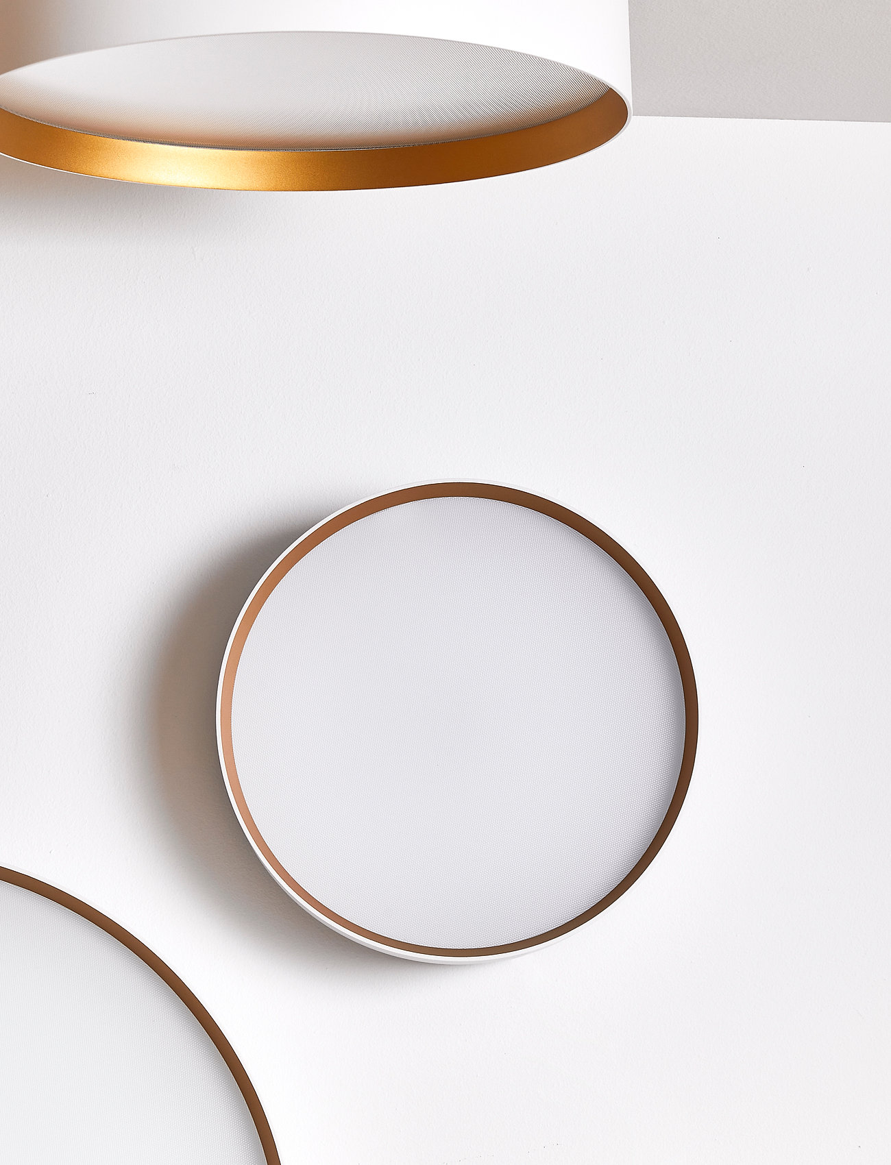 LOOM design - LUCIA 45 WHITE/GOLD - plafonder - white/gold - 2