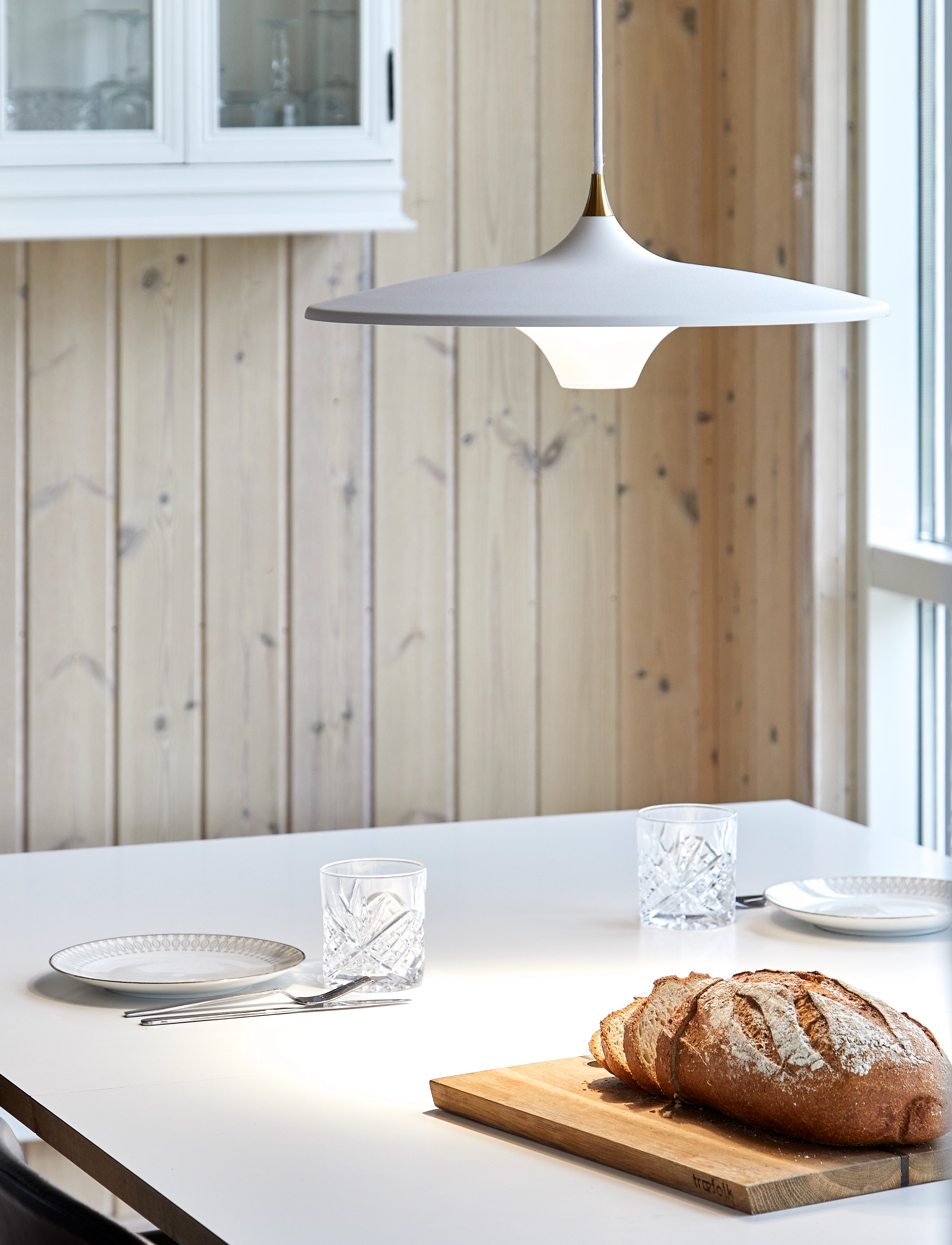 LOOM design - MOJA Ø42 PENDANT - rippvalgustid - white - 2