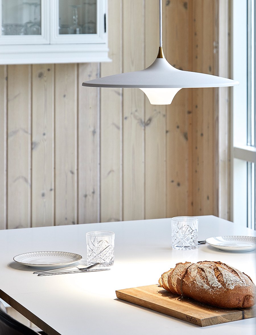 LOOM design - MOJA Ø42 PENDANT - rippvalgustid - white - 2