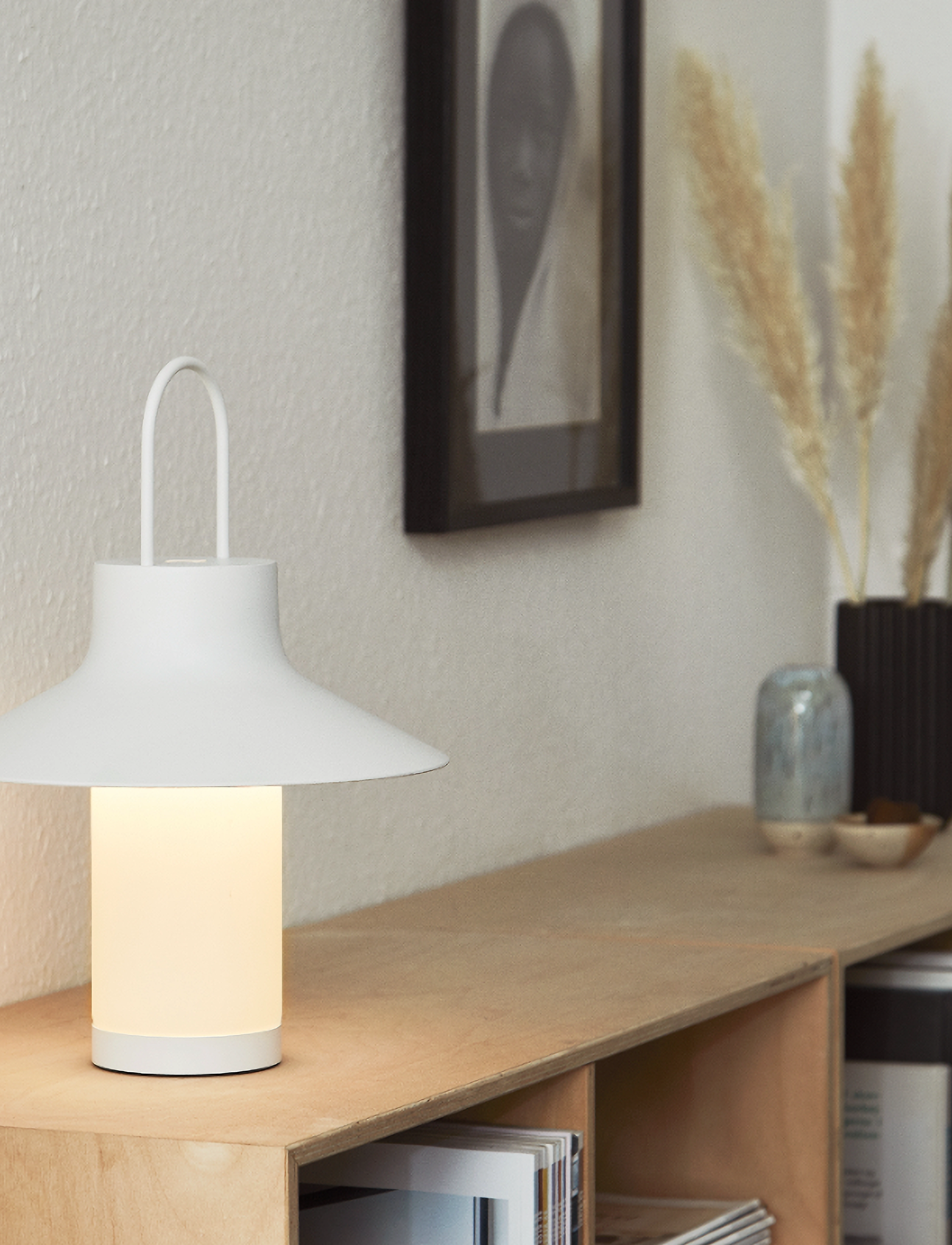 LOOM design Shadow L, One Size, Lamps, Weiß - Table Homeware