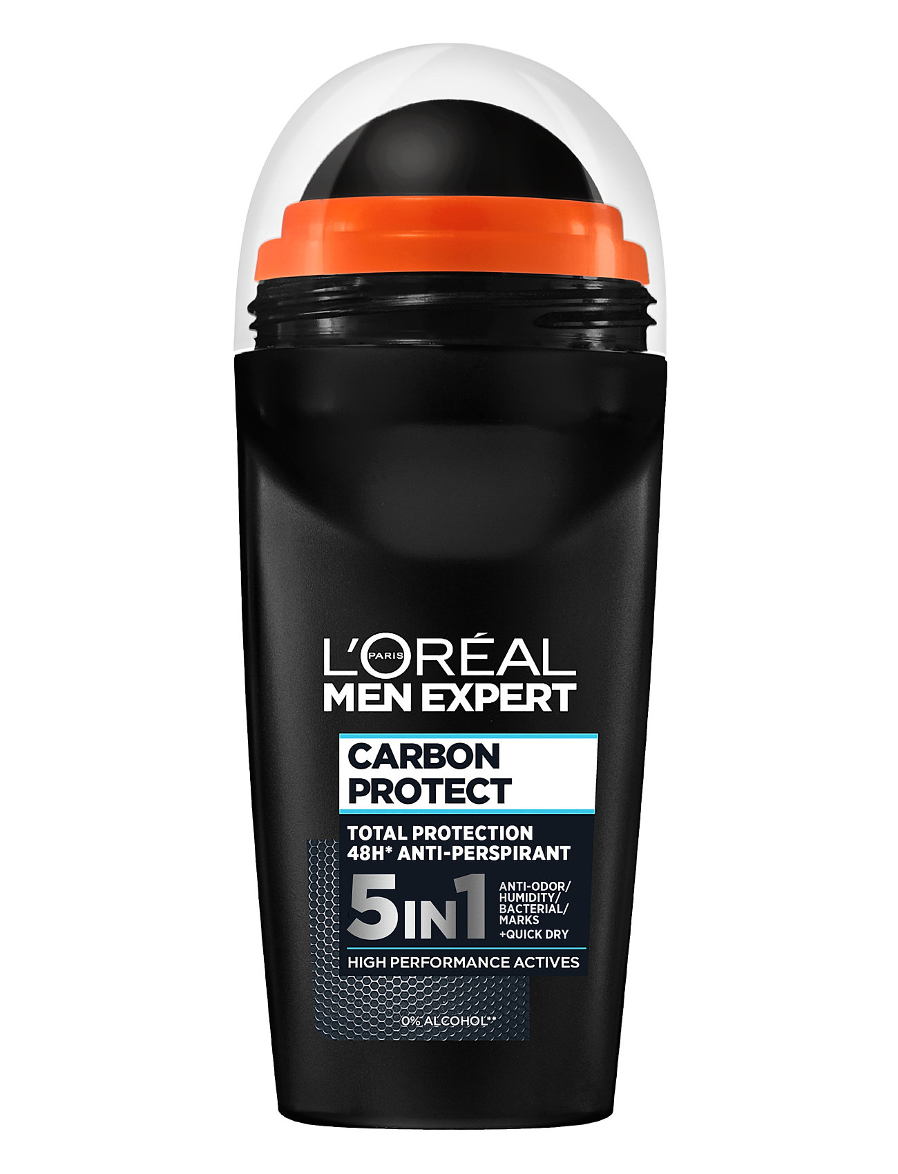 L'Oréal Paris Men Expert Carbon Protect Total Protection 48H Anti-Perspirant Deodorant Roll On 50 Ml - Nude - 50 ml