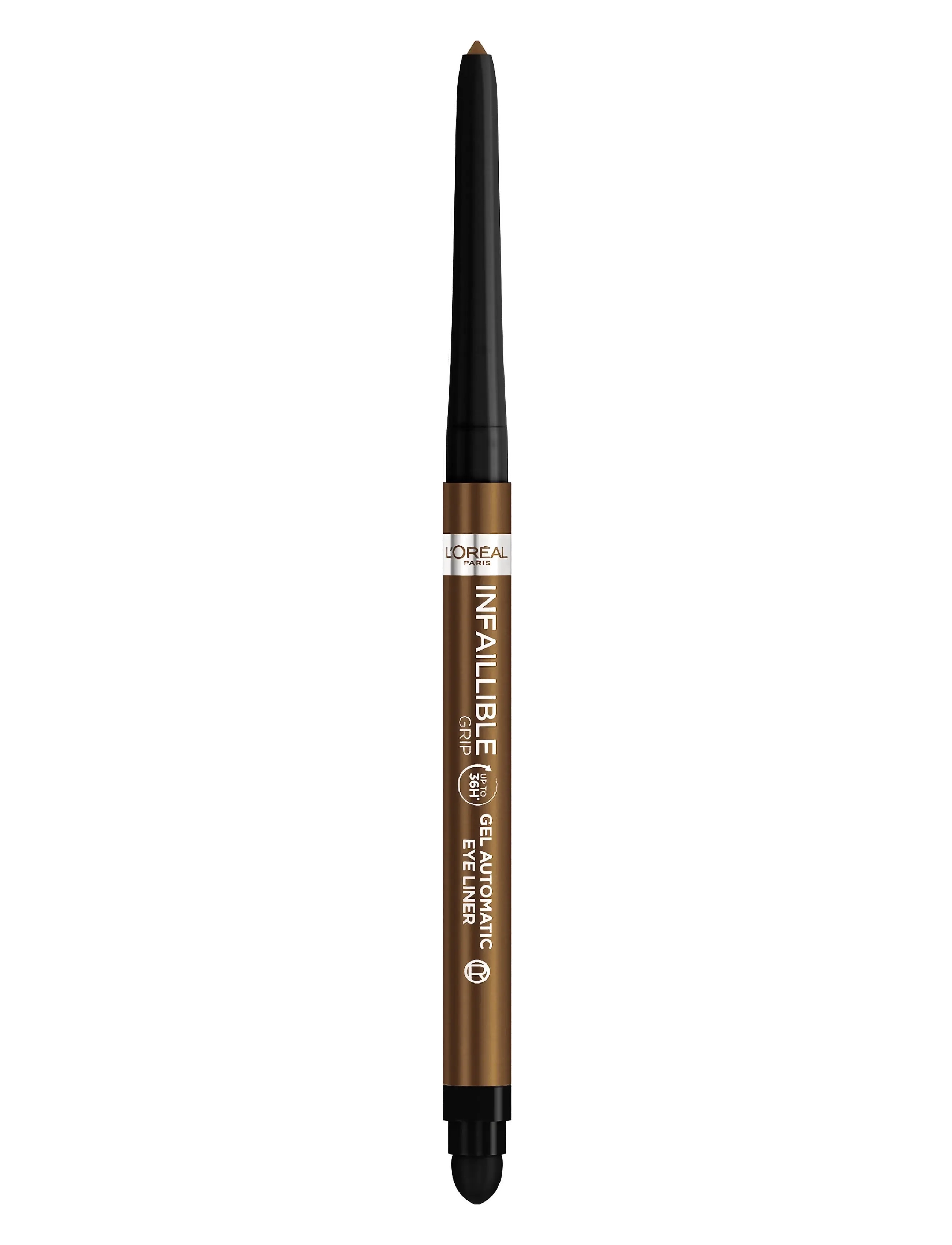 L'Oréal Paris L'oréal Paris Infaillible Grip 36H Gel Automatic Eyeliner Vattenfast 012 Bronzed Espresso, 1 PCE, Brown, Øjne > Eyeliner, Dame