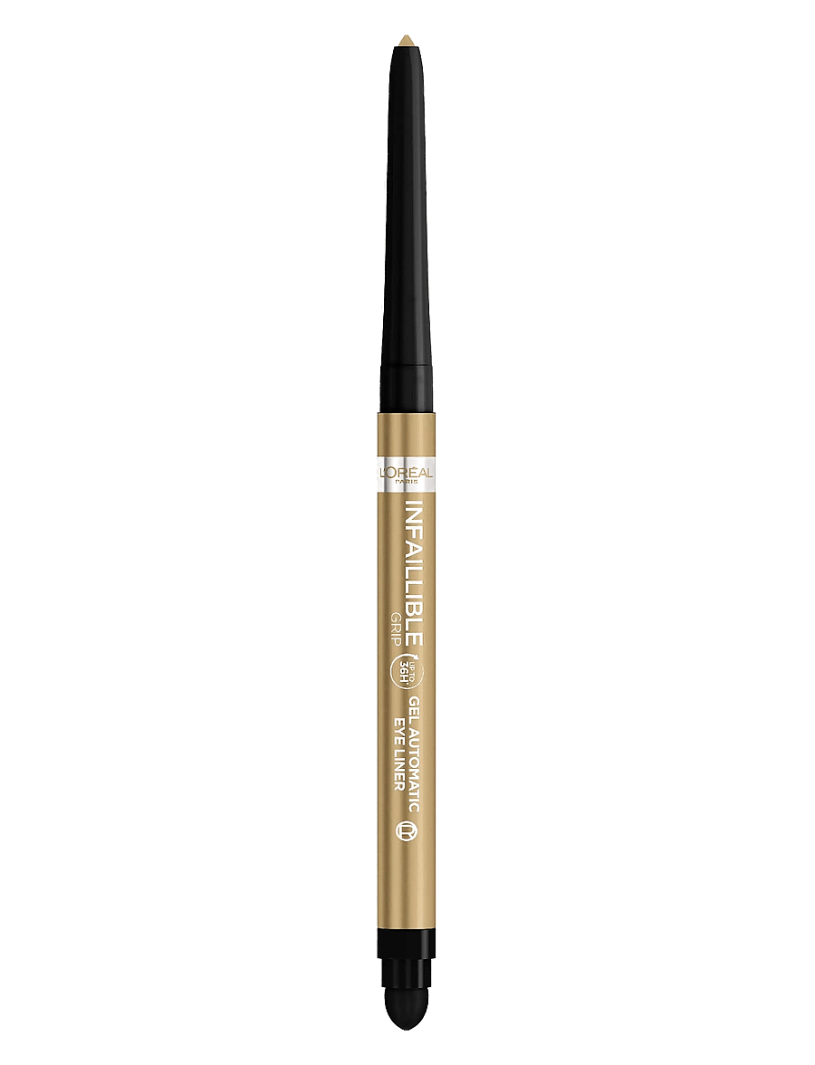 L'Oréal Paris - L'Oréal Paris Infaillible Grip 36H Gel Automatic Eyeliner vattenfast eyelinerpenna 014 Soft Gold - makeup - soft gold - 0