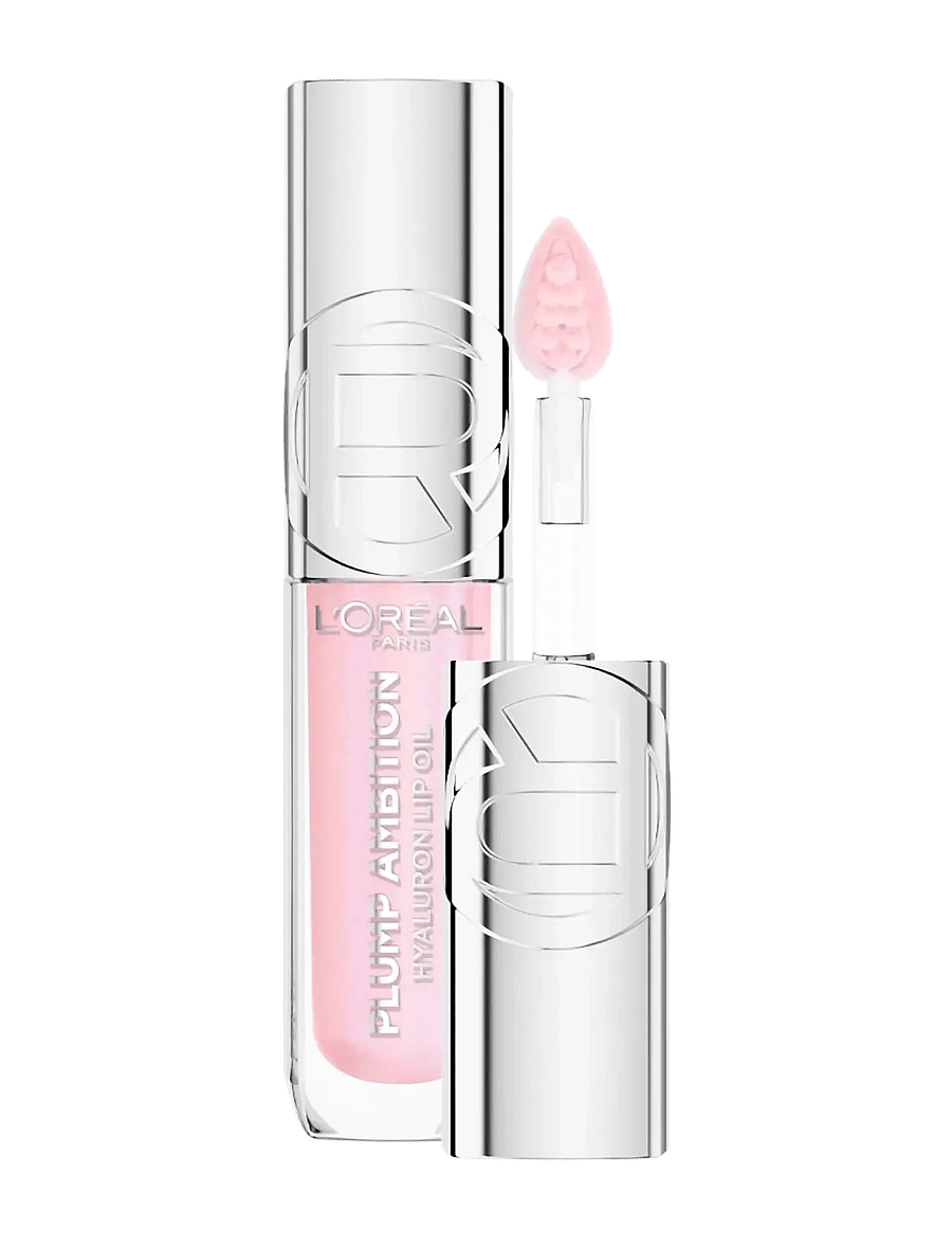 L'Oréal Paris - L'Oréal Paris Plump Ambition Hyaluron Lip Oil läppolja 101 Cristal Clear 5 ml - smink - cristal clear - 0