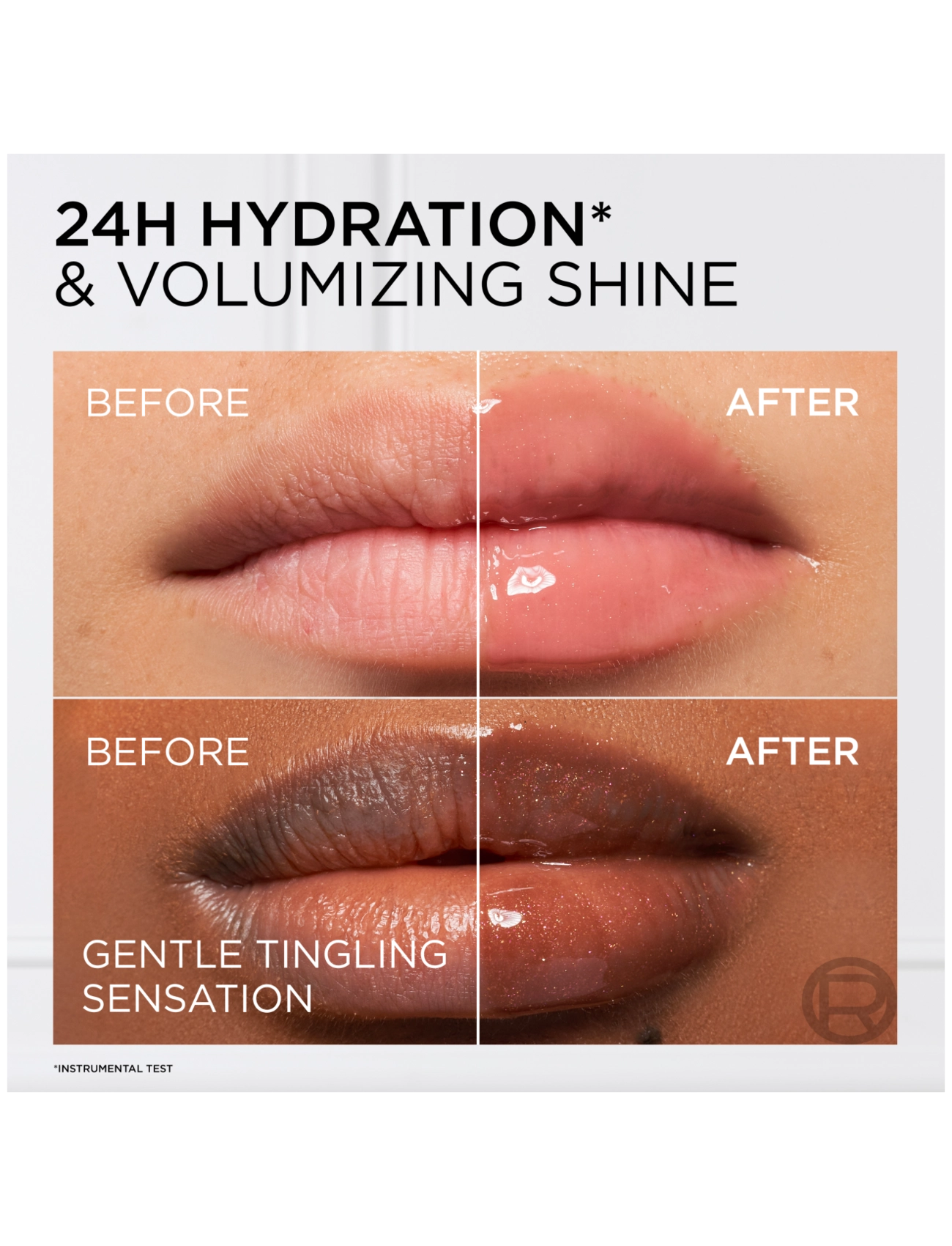 L'Oréal Paris - L'Oréal Paris Plump Ambition Hyaluron Lip Oil läppolja 101 Cristal Clear 5 ml - makeup - cristal clear - 3