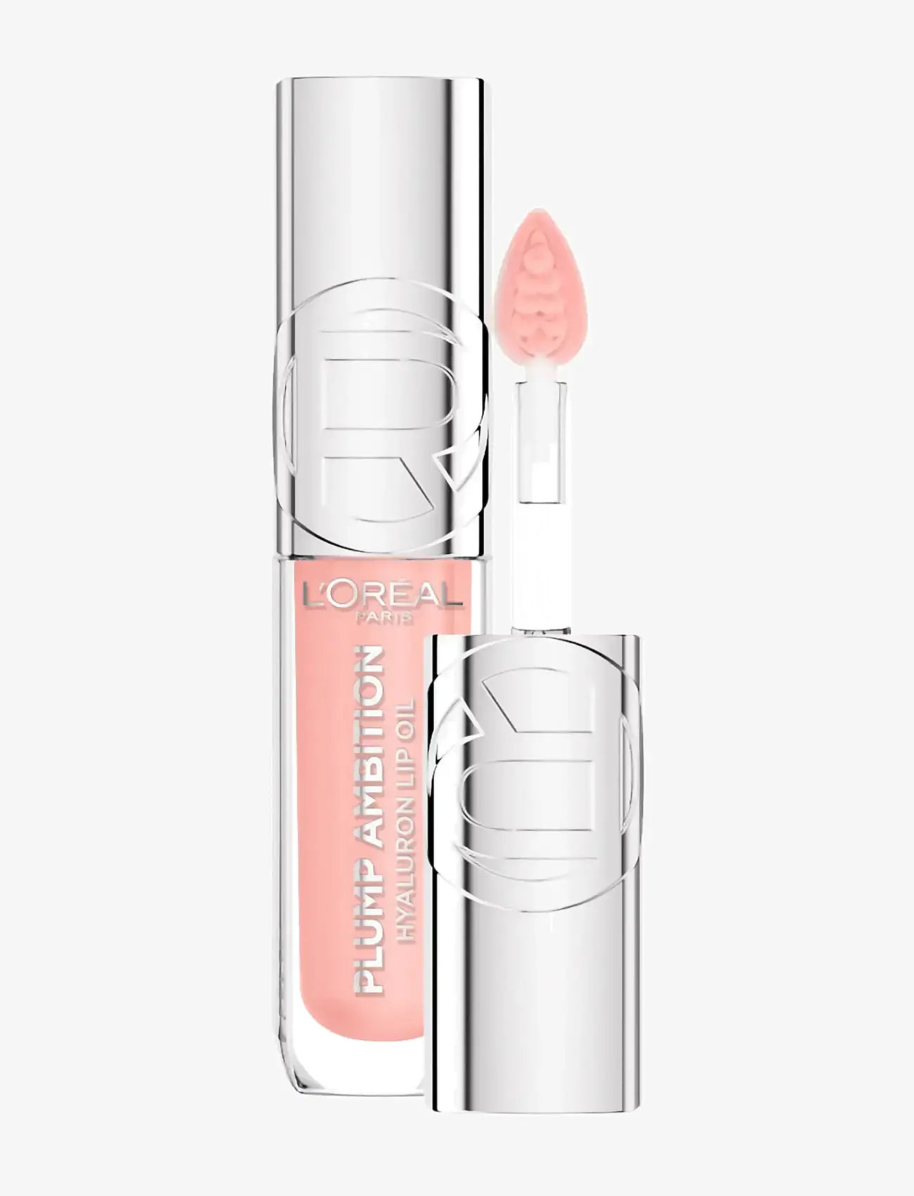 L'Oréal Paris - L'Oréal Paris Plump Ambition Hyaluron Lip Oil läppolja 201 Milky Nu 5 ml - smink - milky nu - 0