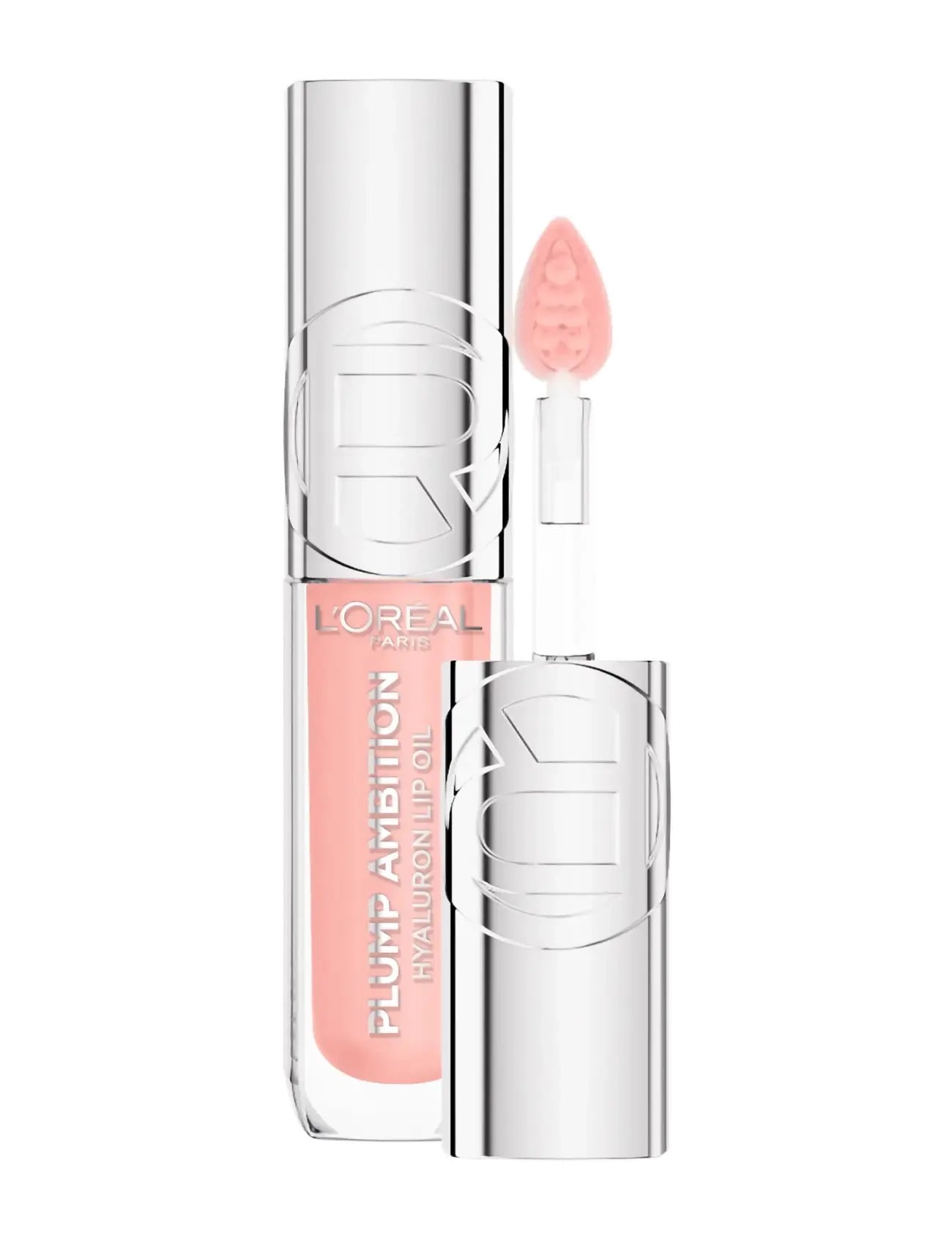 L'Oréal Paris L'Oréal Paris Plump Ambition Hyaluron Lip Oil läppolja 201 Milky Nu 5 ml - Konfirmationstøj - MILKY NU / pink/rose