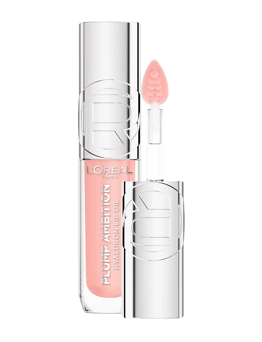 L'Oréal Paris - L'Oréal Paris Plump Ambition Hyaluron Lip Oil läppolja 201 Milky Nu 5 ml - smink - milky nu - 0