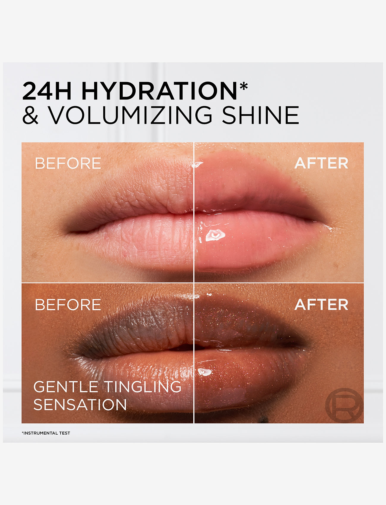 L'Oréal Paris - L'Oréal Paris Plump Ambition Hyaluron Lip Oil läppolja 380 Rouge In Love 5 ml - makeup - rouge in love - 3