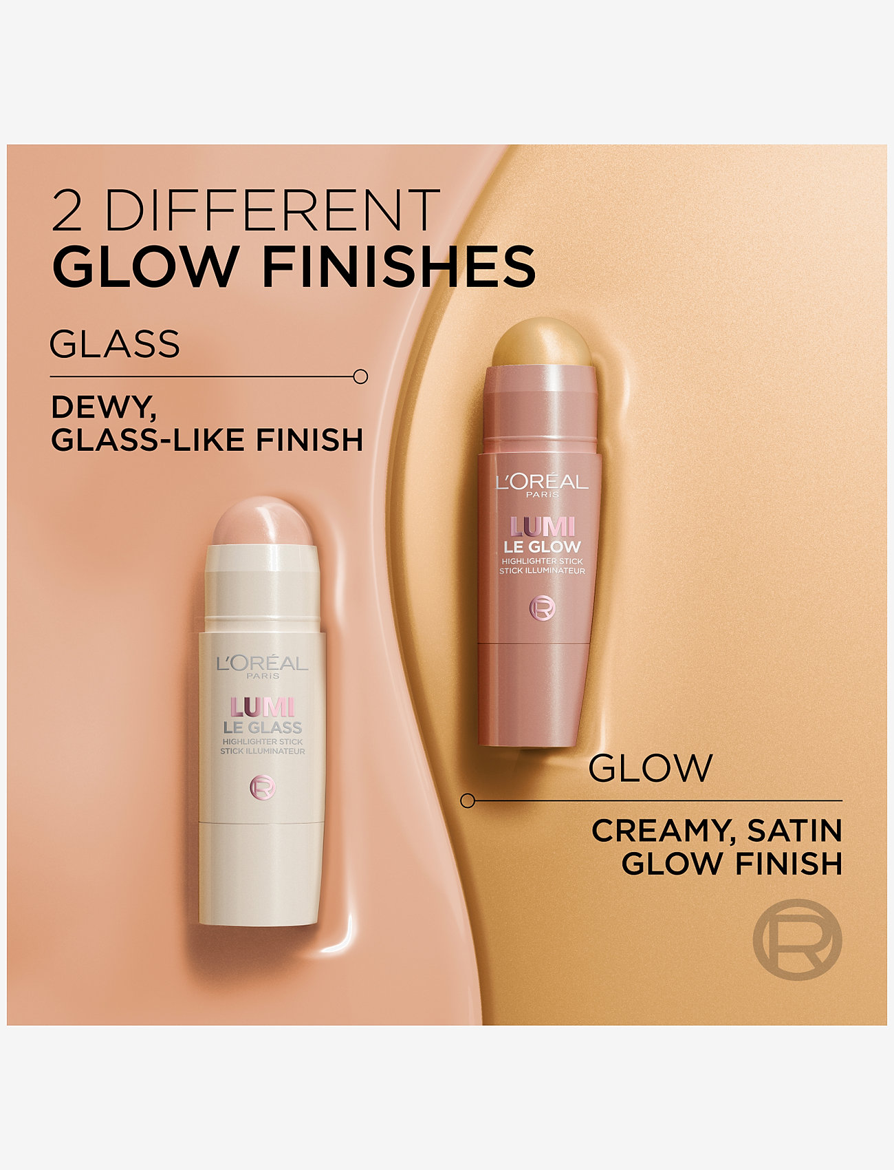 L'Oréal Paris - L'Oréal Paris Lumi Le Glass Highlighter Stick 610 Glassy Pearl Éclat 5 g - smink - glassy pearl Éclat - 5