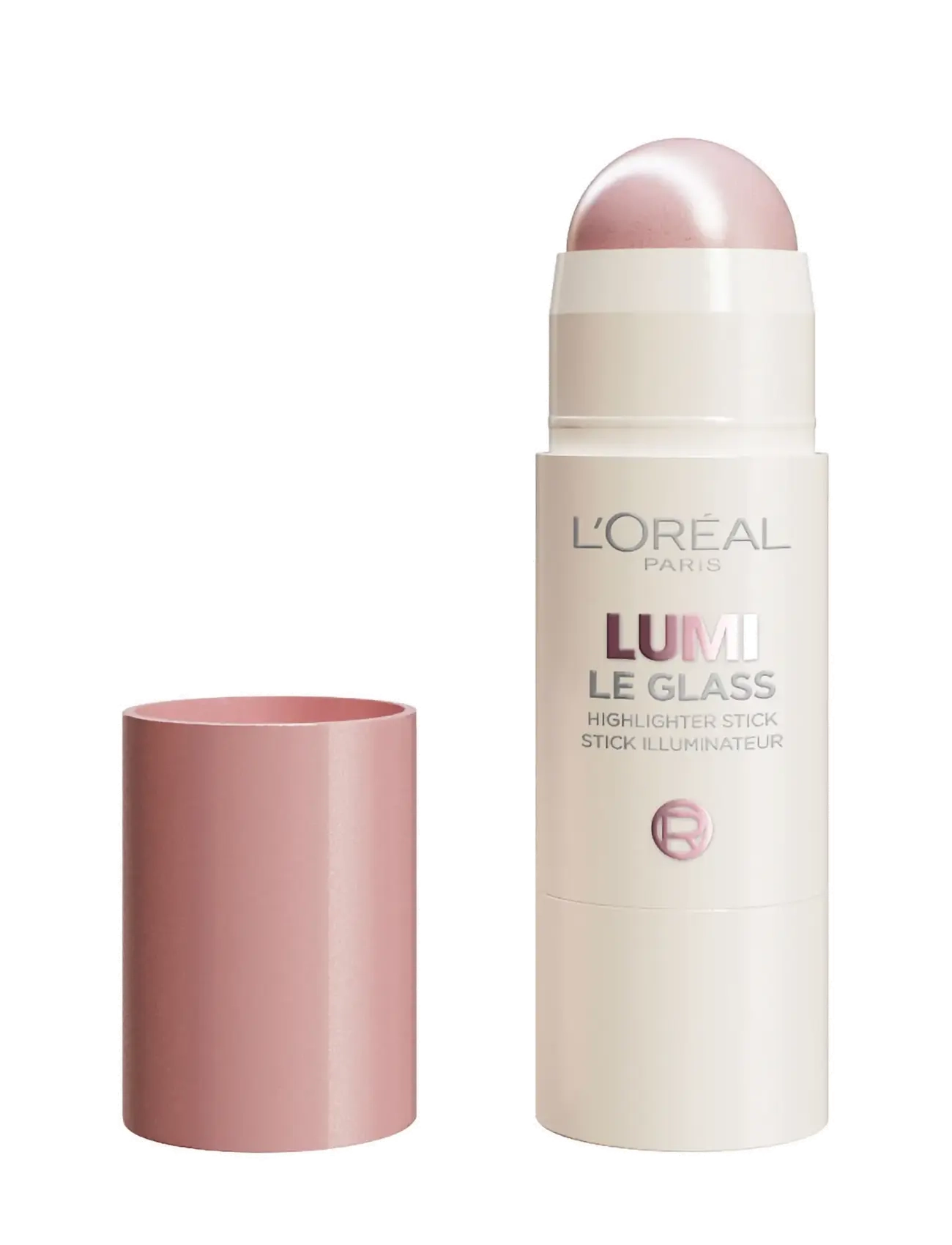 L'Oréal Paris Lumi Le Glass Highlighter Stick 620 Glassy Pink Ballet 5 G, Overstregningstusch, Pink, Str: 5 G