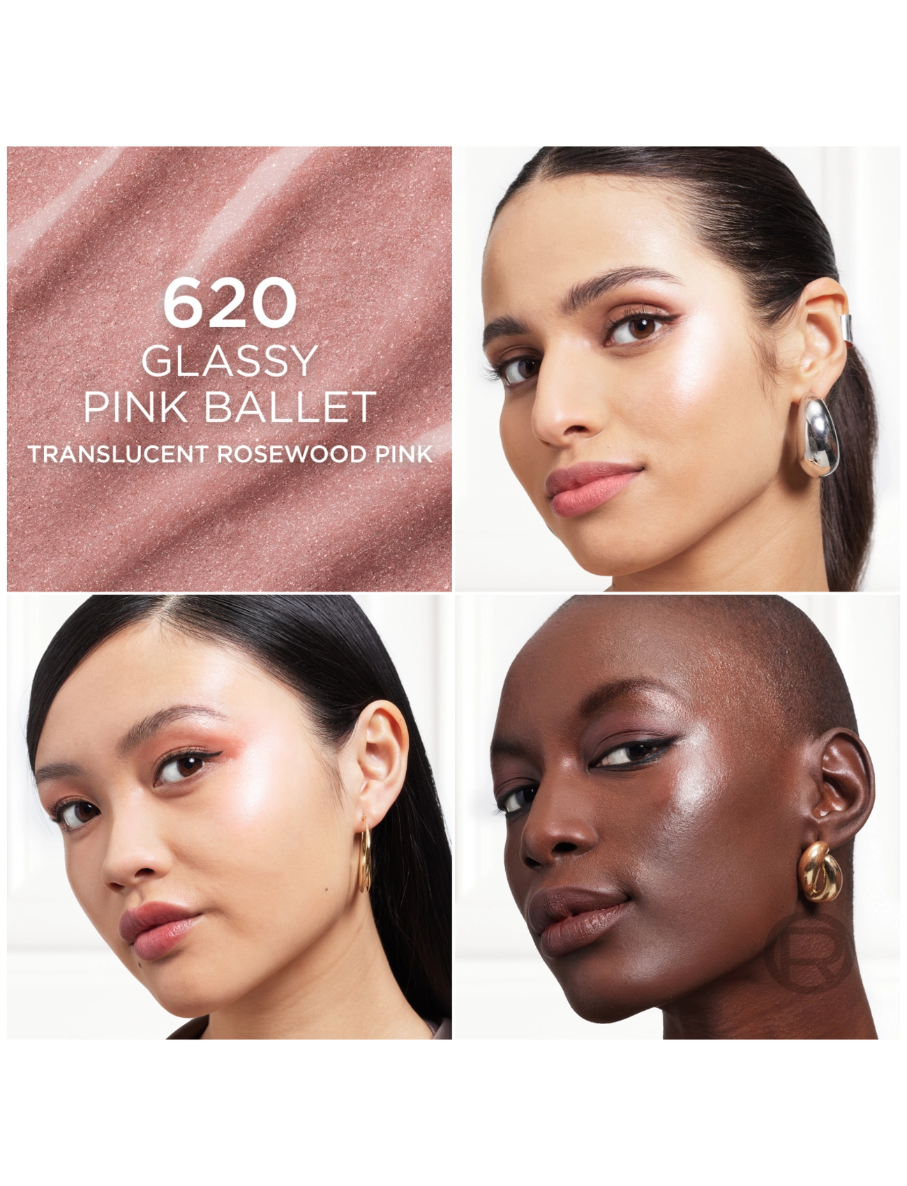 L'Oréal Paris - L'Oréal Paris Lumi Le Glass Highlighter Stick 620 Glassy Pink Ballet 5 g - makeup - glassy pink ballet - 3