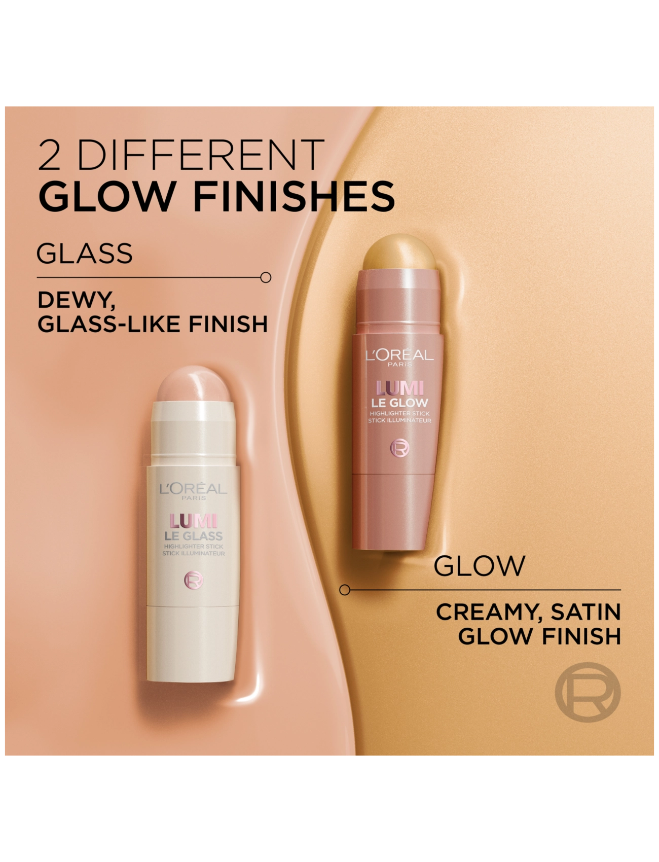 L'Oréal Paris - L'Oréal Paris Lumi Le Glass Highlighter Stick 620 Glassy Pink Ballet 5 g - makeup - glassy pink ballet - 5