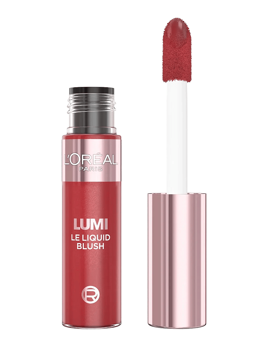 L'Oréal Paris - L'Oréal Paris Lumi Le Liquid Blush flytande rouge 635 Glowy Worth It Medium 5 ml - makeup - glowy warm peach - 0
