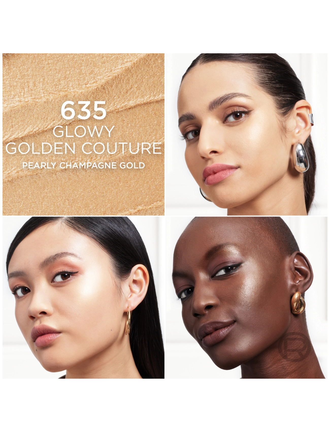 L'Oréal Paris - L'Oréal Paris Lumi Le Glow Highlighter Stick 635 Glowy Golden Couture 6,5 g - festtøj til outletpriser - glowy golden couture - 3