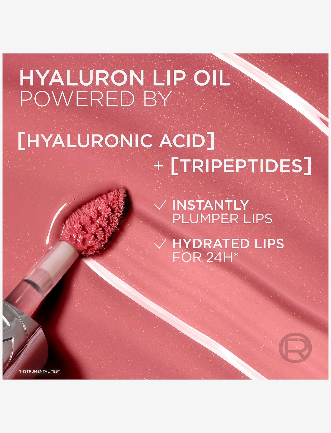 L'Oréal Paris - L'Oréal Paris Plump Ambition Hyaluron Lip Oil läppolja 641 Latte Glace 5 ml - latte glace - 4