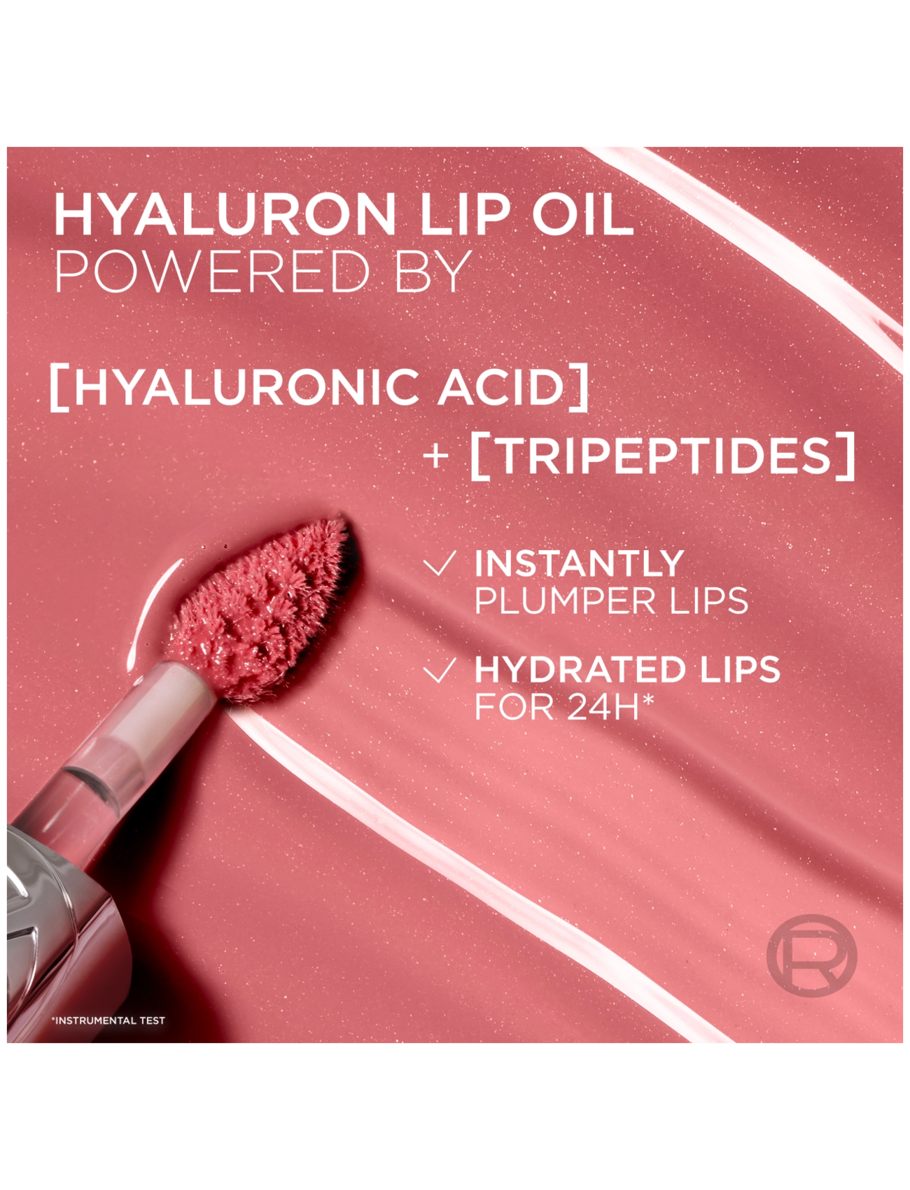 L'Oréal Paris - L'Oréal Paris Plump Ambition Hyaluron Lip Oil läppolja 641 Latte Glace 5 ml - latte glace - 4