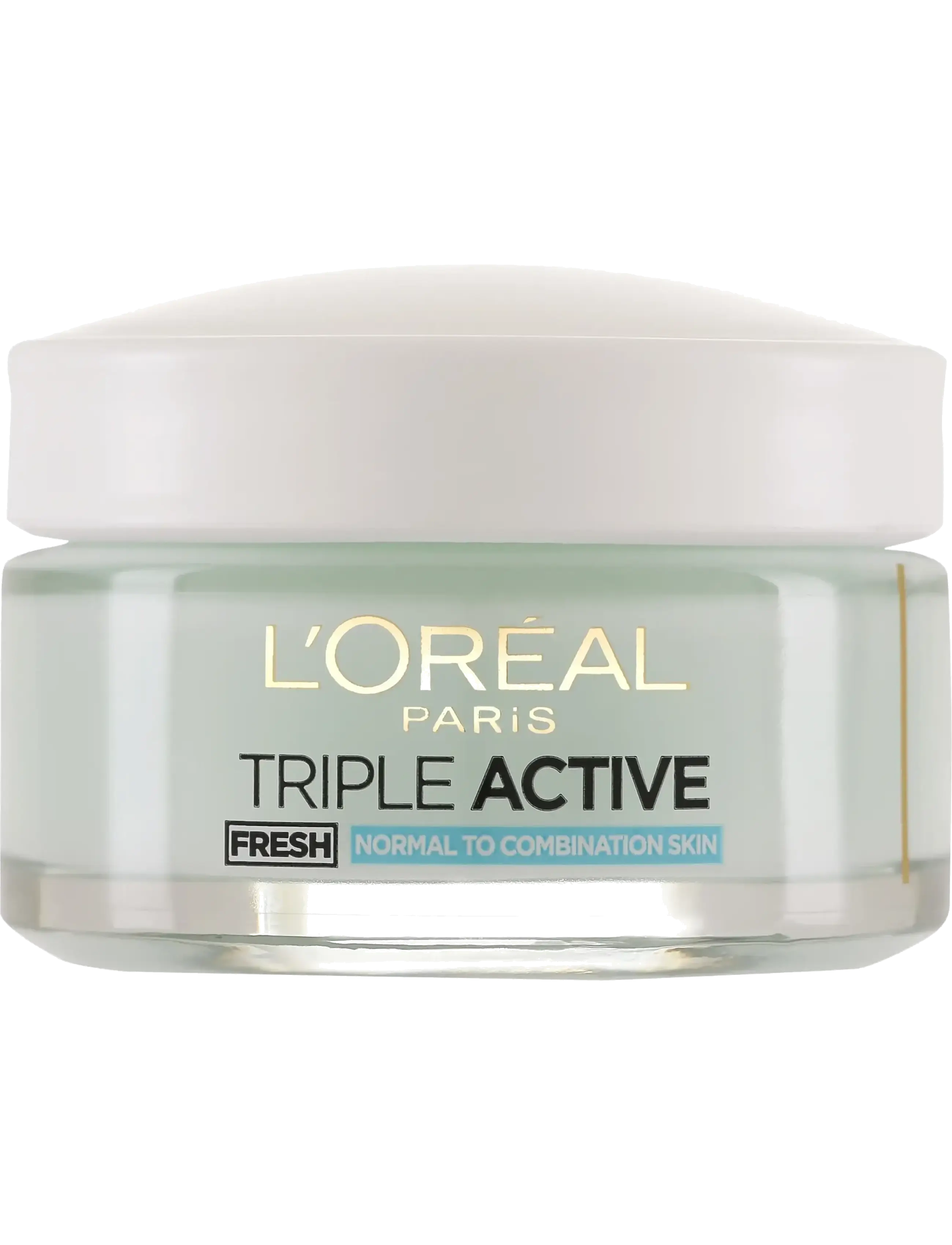 L'Oréal Paris Triple Active Fresh Gel Day Cream For Normal Skin 50 Ml, Day Cremes, Nude, Str: 50 ml